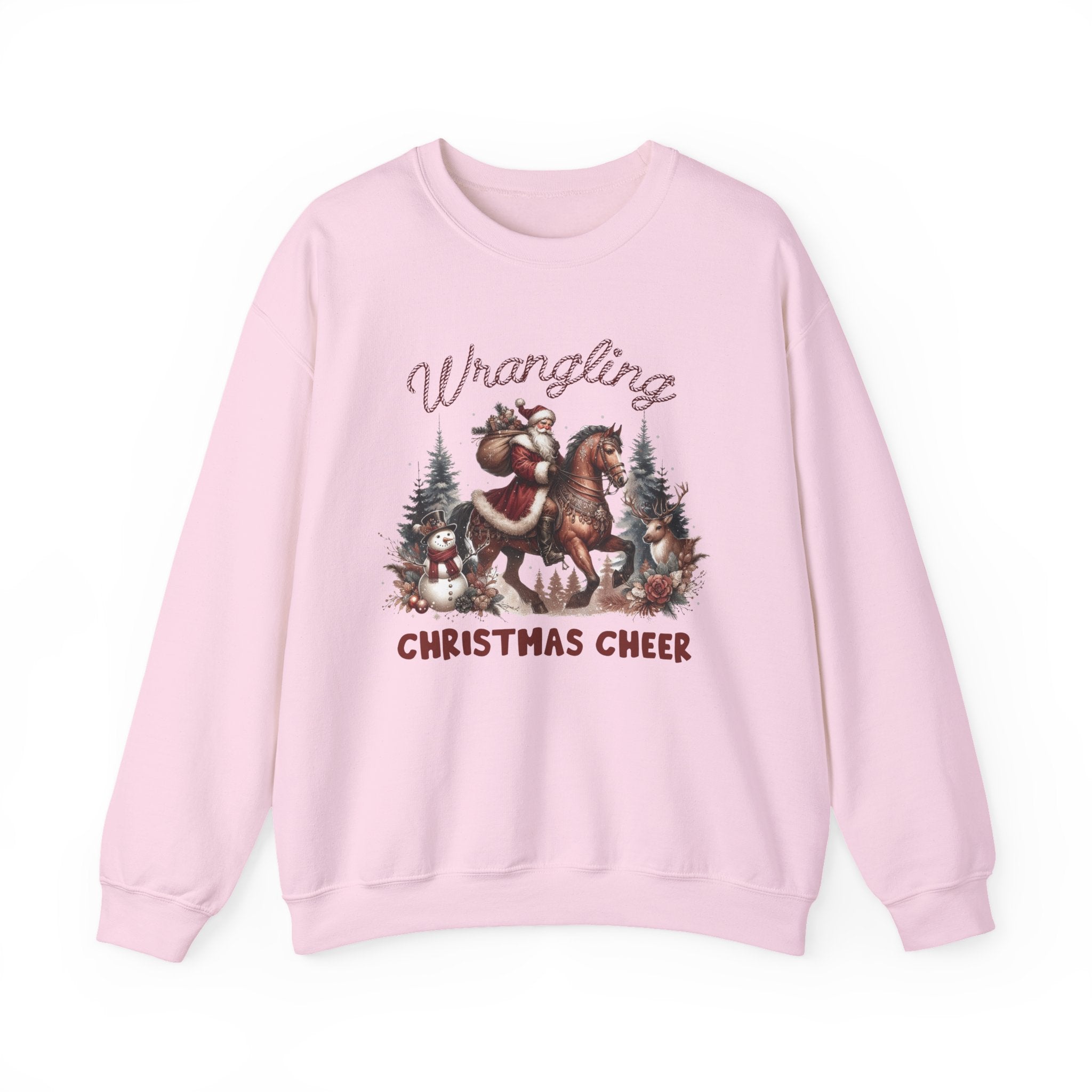 Cowboy Santa Sweatshirt, Howdy Country Christmas by PopCultureByDesign36