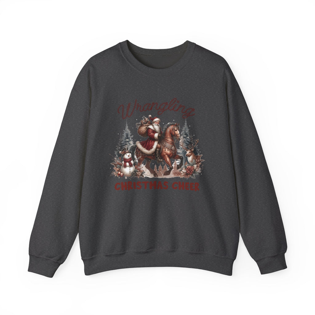 Cowboy Santa Sweatshirt, Howdy Country Christmas by PopCultureByDesign36