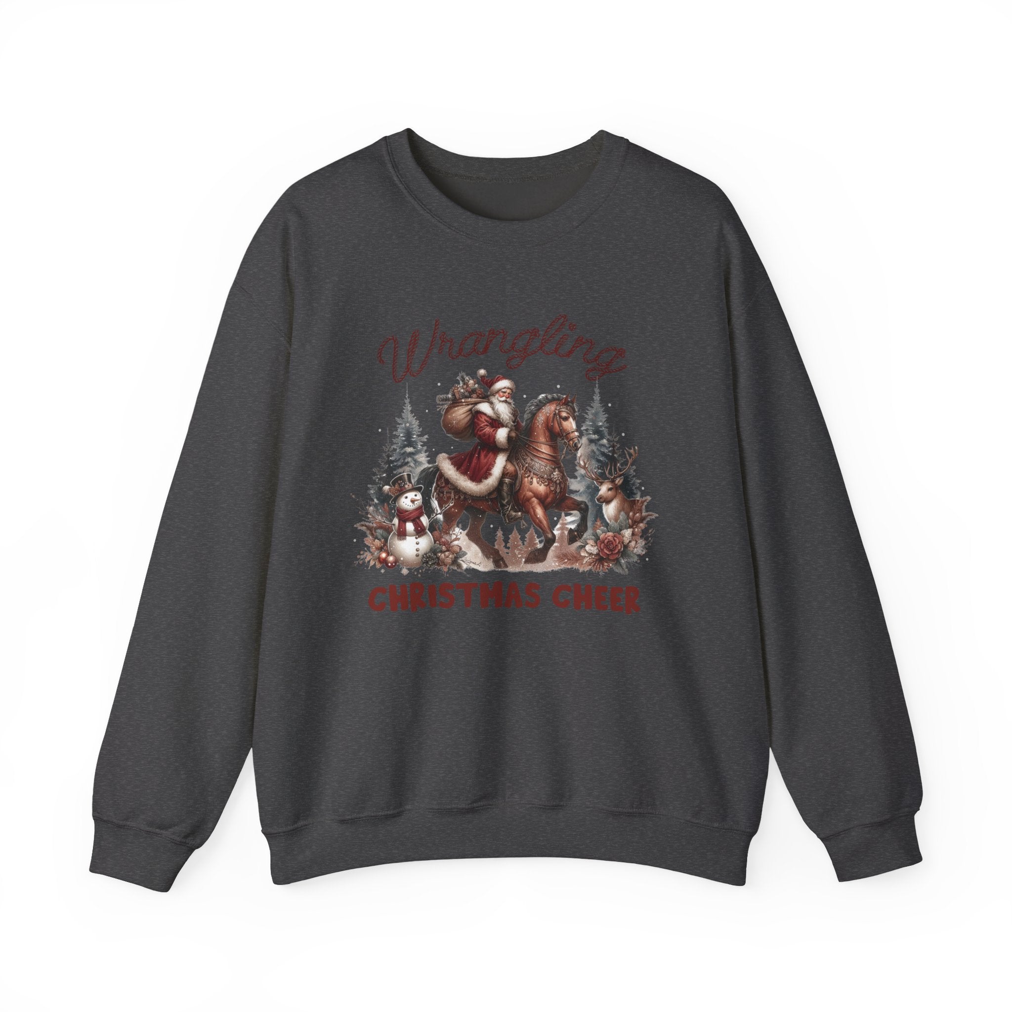 Cowboy Santa Sweatshirt, Howdy Country Christmas by PopCultureByDesign36