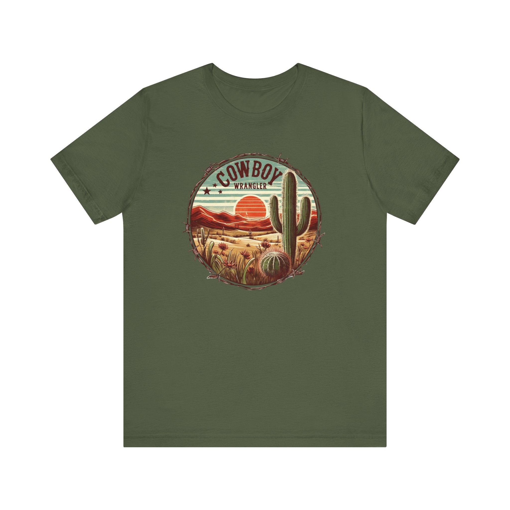 Cowboy Wrangler Shirt, Texas Shirt, Country Music Shirt by PopCultureByDesign36