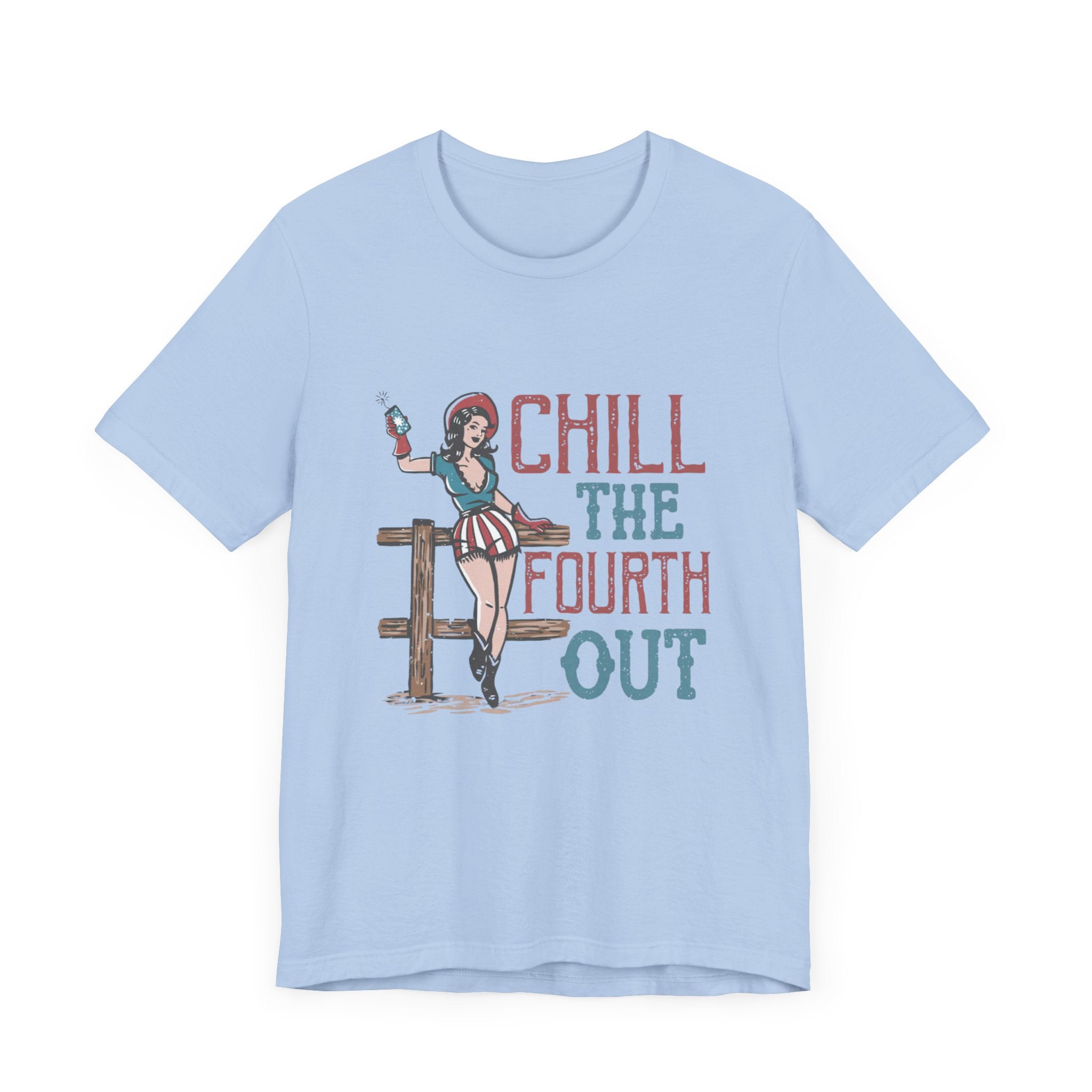 Cowgirl July 4th Retro Shirt, 4th of July Boho Independence Day Tee by PopCultureByDesign36