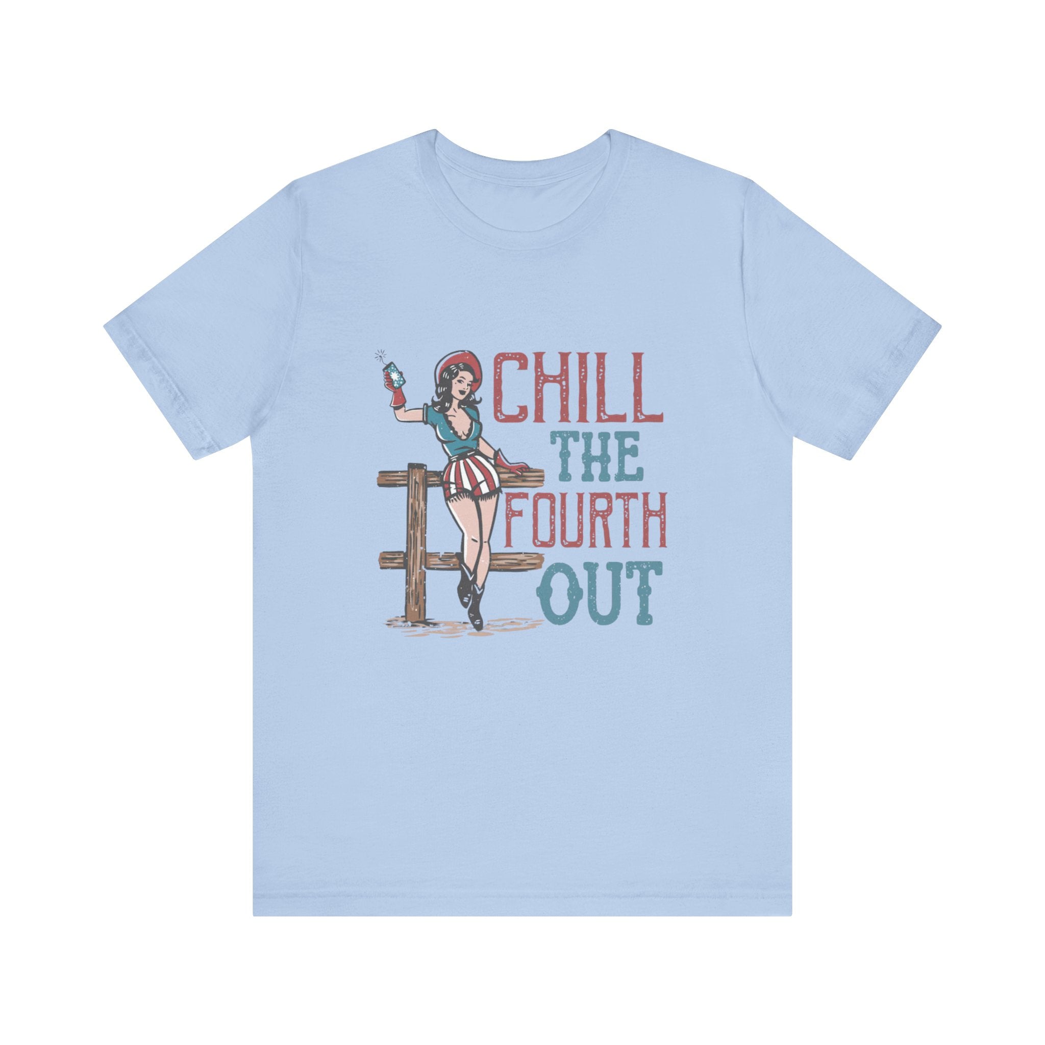 Cowgirl July 4th Retro Shirt, 4th of July Boho Independence Day Tee by PopCultureByDesign36