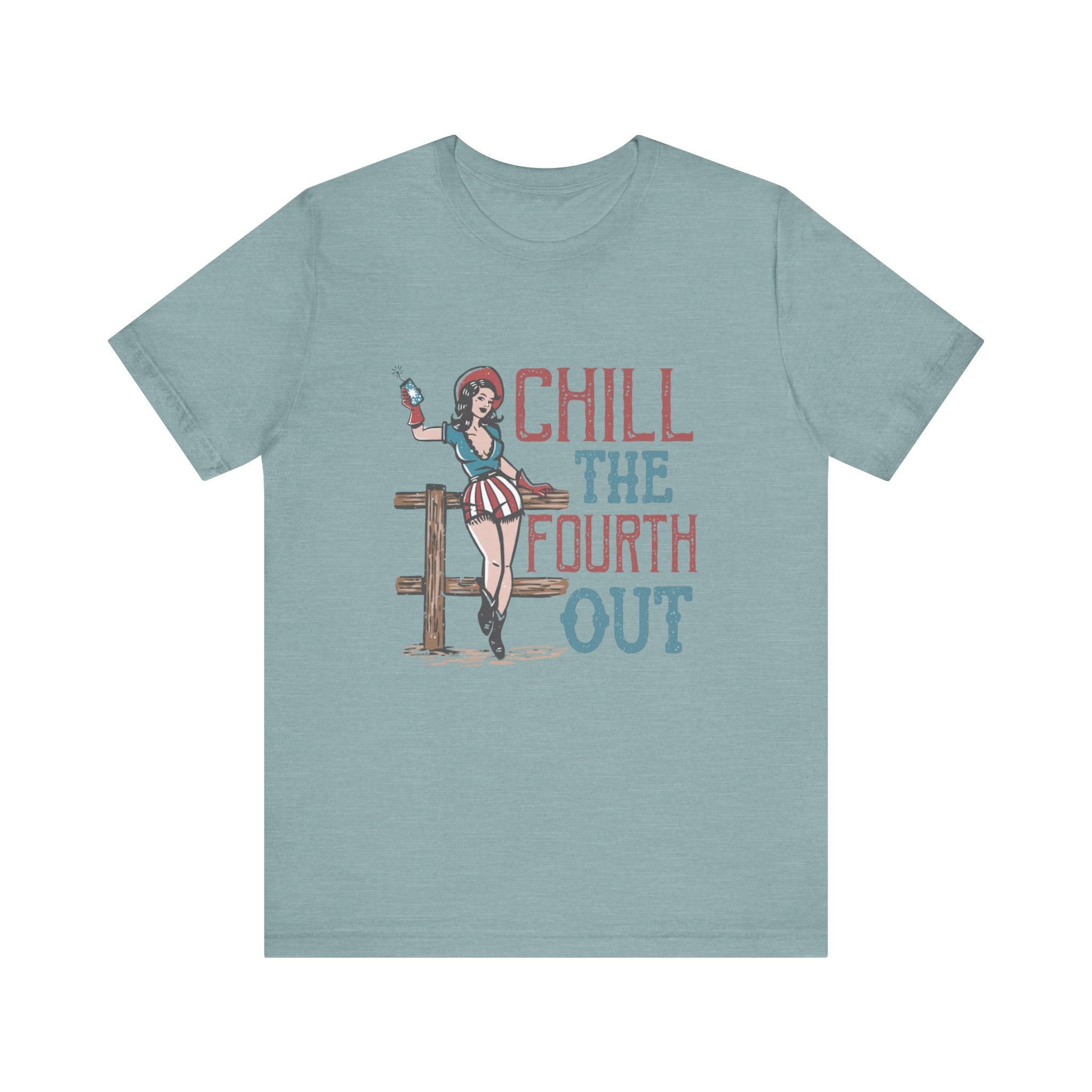 Cowgirl July 4th Retro Shirt, 4th of July Boho Independence Day Tee by PopCultureByDesign36