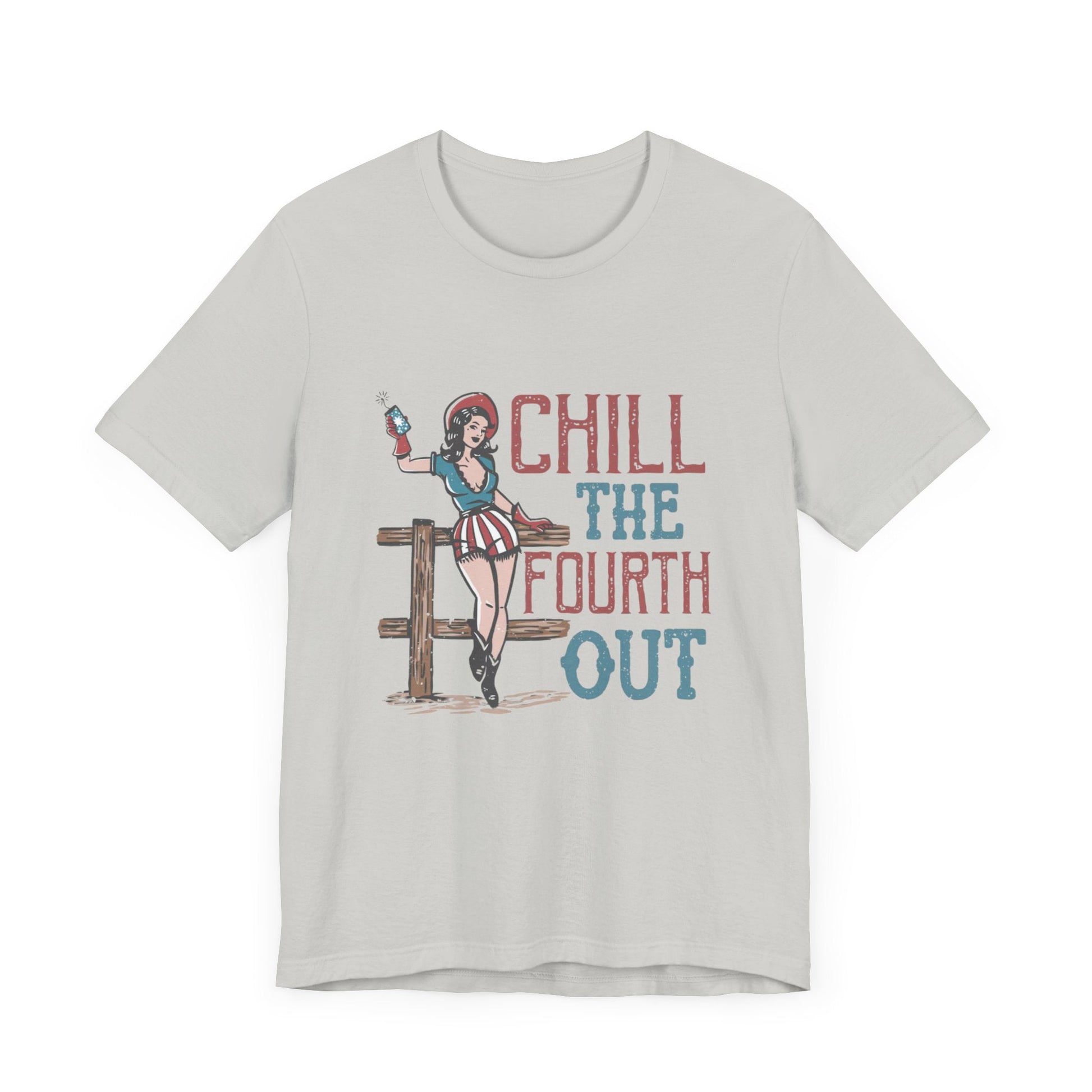 Cowgirl July 4th Retro Shirt, 4th of July Boho Independence Day Tee - Popbydesign