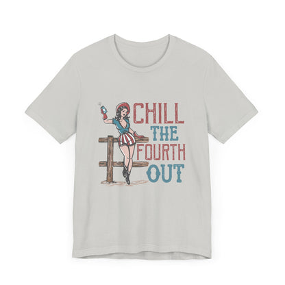 Cowgirl July 4th Retro Shirt, 4th of July Boho Independence Day Tee - Popbydesign