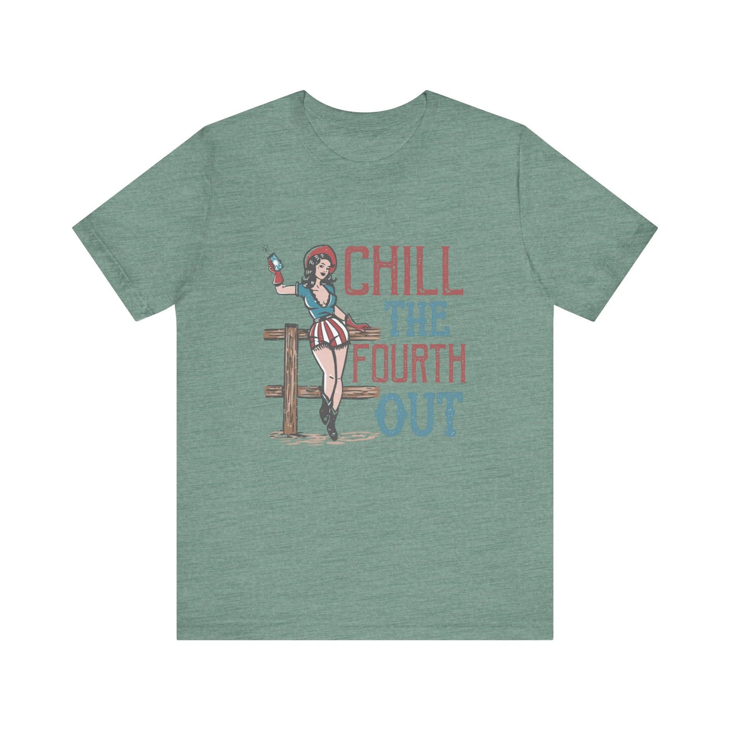 Cowgirl July 4th Retro Shirt, 4th of July Boho Independence Day Tee - Popbydesign