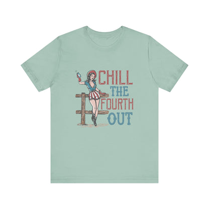 Cowgirl July 4th Retro Shirt, 4th of July Boho Independence Day Tee - Popbydesign