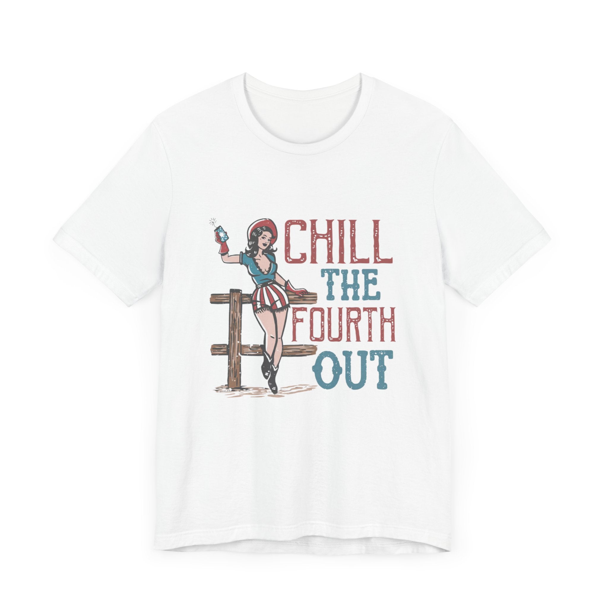 Cowgirl July 4th Retro Shirt, 4th of July Boho Independence Day Tee by PopCultureByDesign36