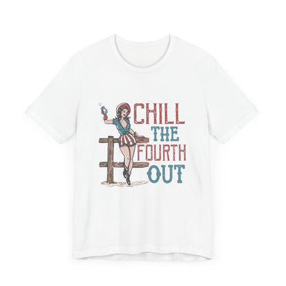 Cowgirl July 4th Retro Shirt, 4th of July Boho Independence Day Tee - Popbydesign