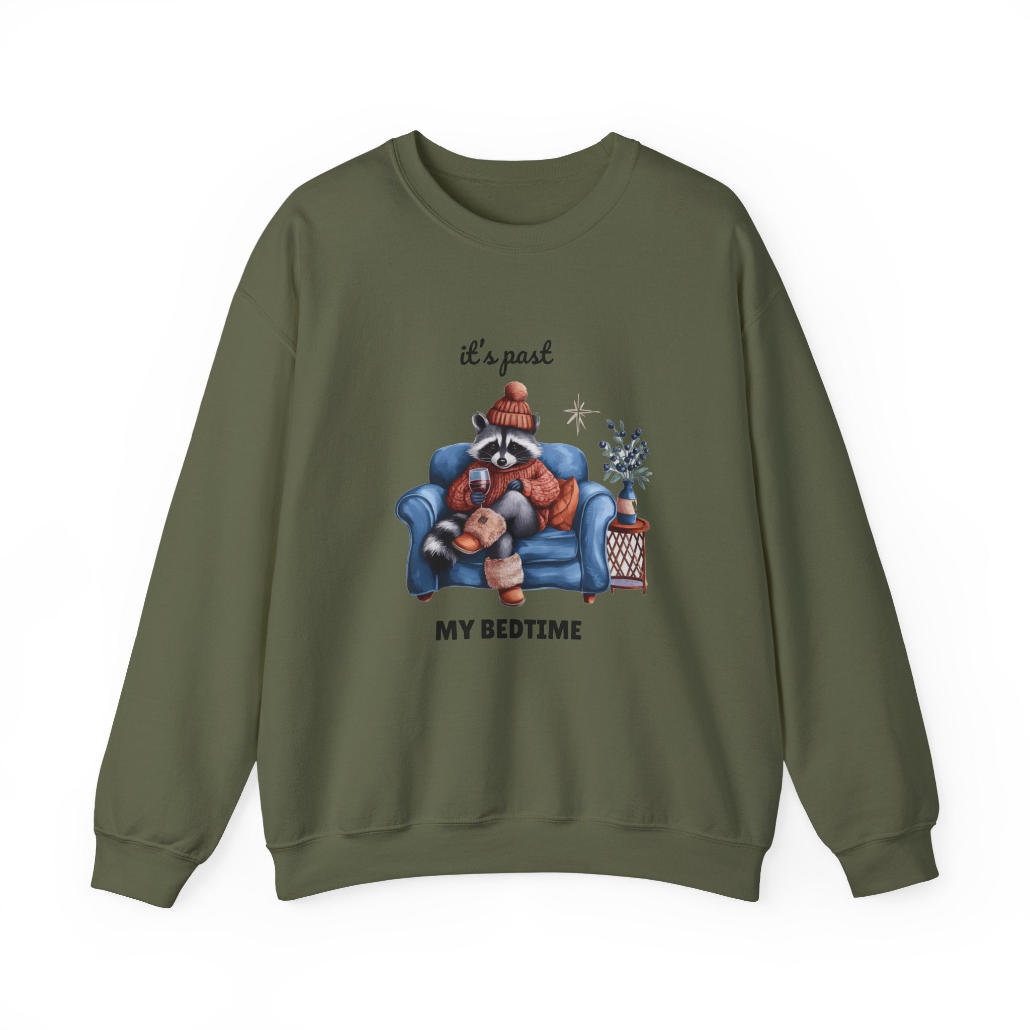 Cute Christmas Raccoon Sweatshirt, Funny Raccoon Sweatshirt by PopCultureByDesign36
