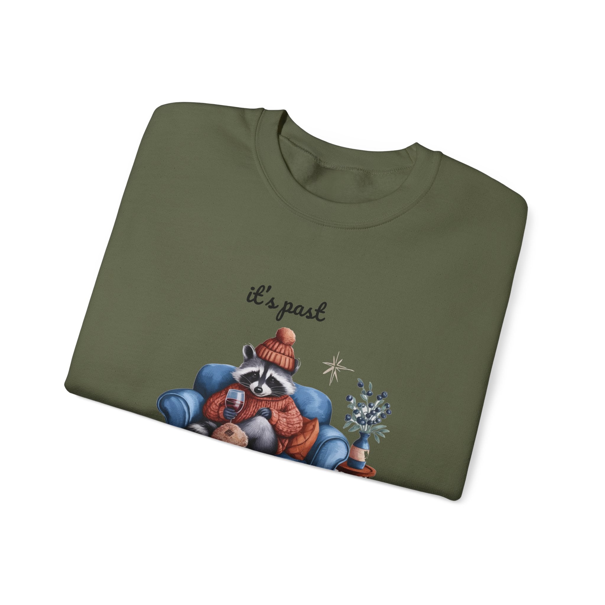 Cute Christmas Raccoon Sweatshirt, Funny Raccoon Sweatshirt by PopCultureByDesign36