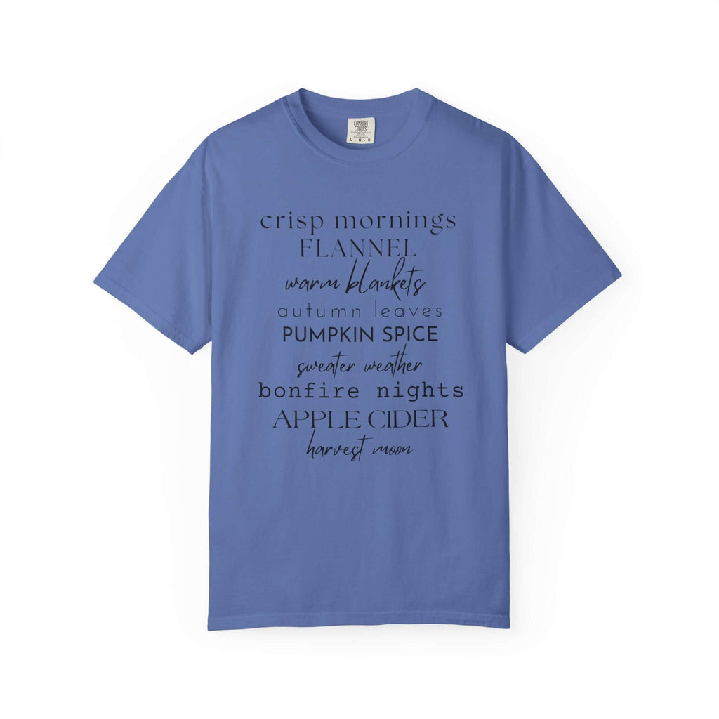 Cute Fall Comfort Colors® Shirt, Hello Fall Shirt, Fall Definition Shirt by PopCultureByDesign36