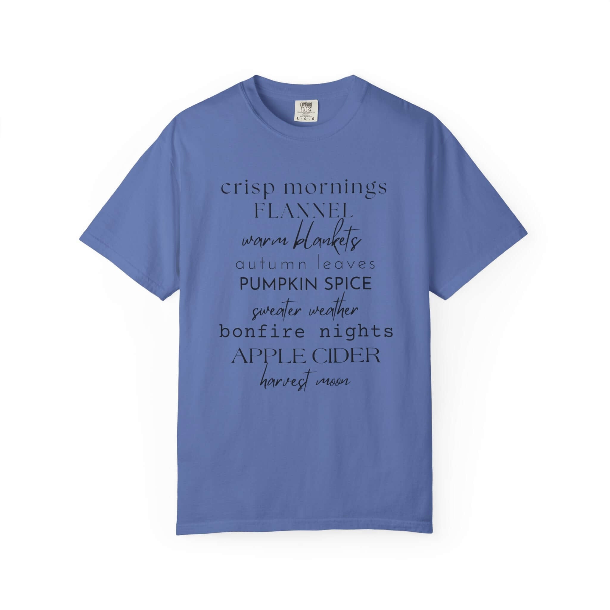 Cute Fall Comfort Colors® Shirt, Hello Fall Shirt, Fall Definition Shirt by PopCultureByDesign36