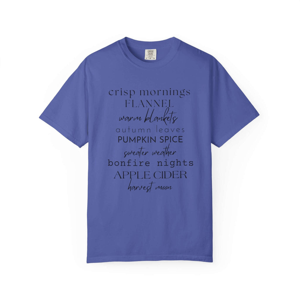 Cute Fall Comfort Colors® Shirt, Hello Fall Shirt, Fall Definition Shirt by PopCultureByDesign36