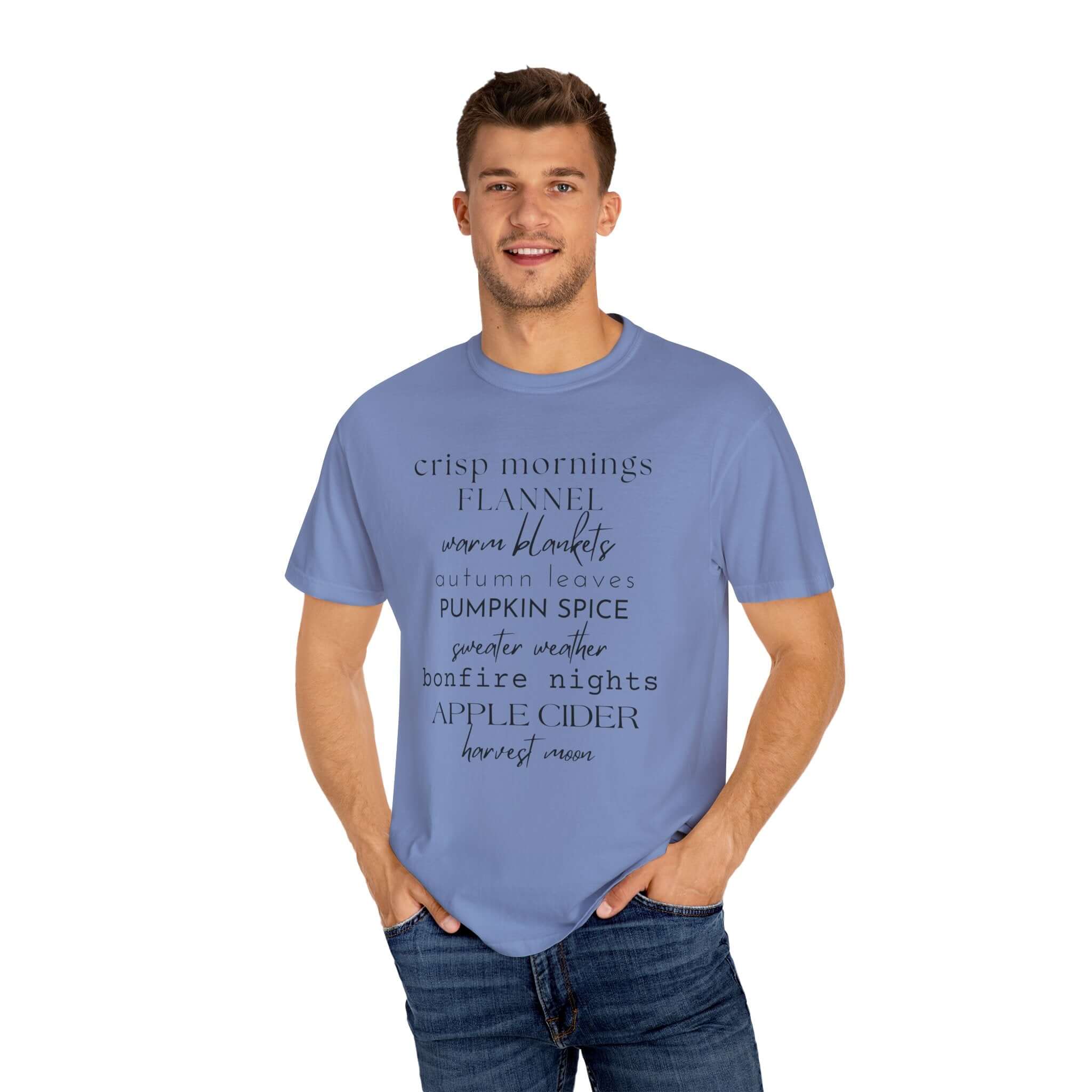 Cute Fall Comfort Colors® Shirt, Hello Fall Shirt, Fall Definition Shirt by PopCultureByDesign36