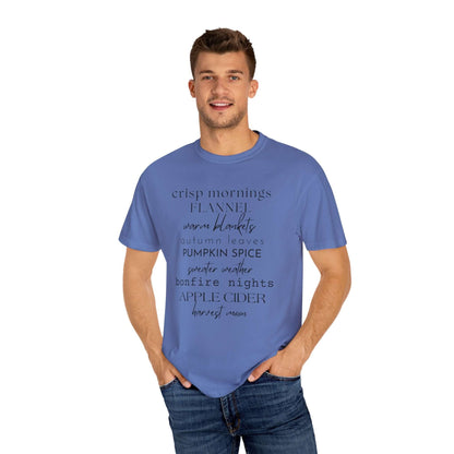 Cute Fall Comfort Colors® Shirt, Hello Fall Shirt, Fall Definition Shirt - Popbydesign