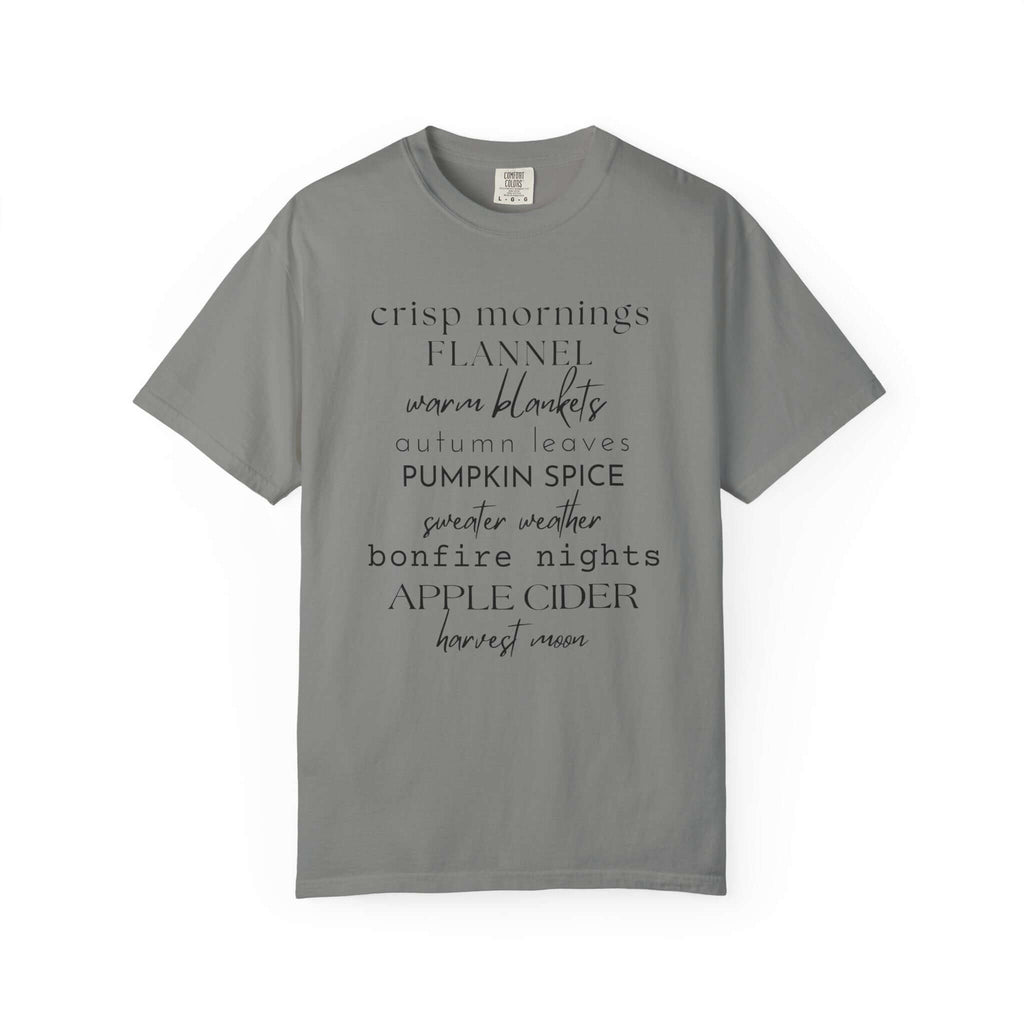 Cute Fall Comfort Colors® Shirt, Hello Fall Shirt, Fall Definition Shirt by PopCultureByDesign36