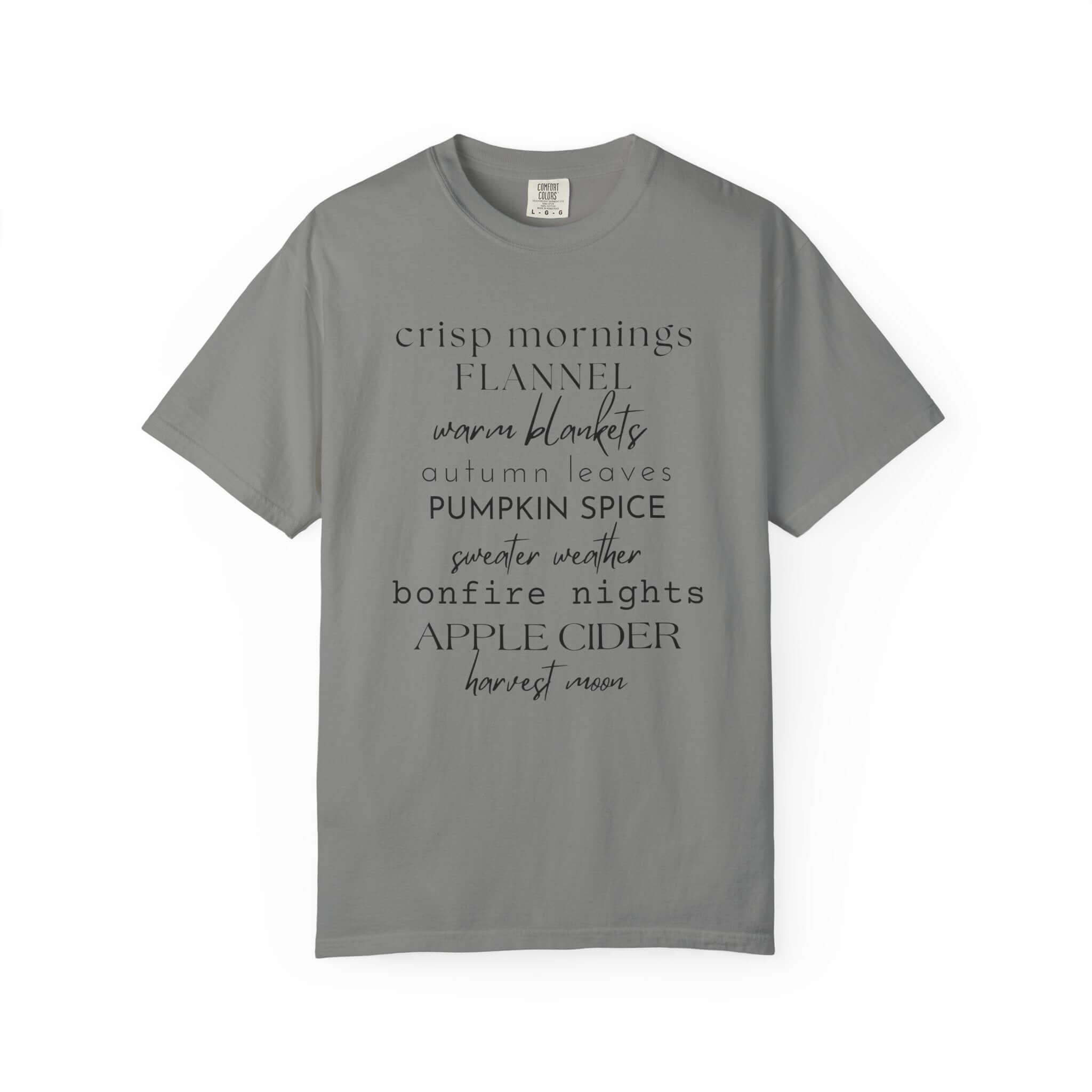 Cute Fall Comfort Colors® Shirt, Hello Fall Shirt, Fall Definition Shirt by PopCultureByDesign36