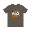 Cute Fall Ghosts Tee, Halloween T-Shirt, Ghost Graphic Tee by PopCultureByDesign36