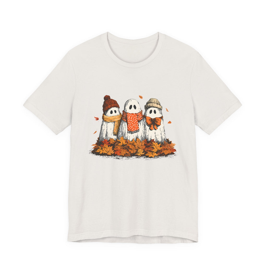 Cute Fall Ghosts Tee, Halloween T-Shirt, Ghost Graphic Tee by PopCultureByDesign36