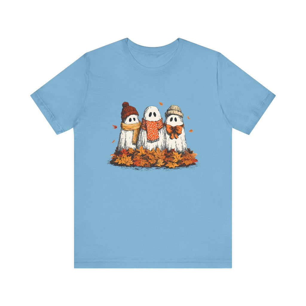 Cute Fall Ghosts Tee, Halloween T-Shirt, Ghost Graphic Tee by PopCultureByDesign36
