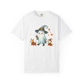 Cute ghost walking dogs shirt, cute dogs fall shirt by Printify