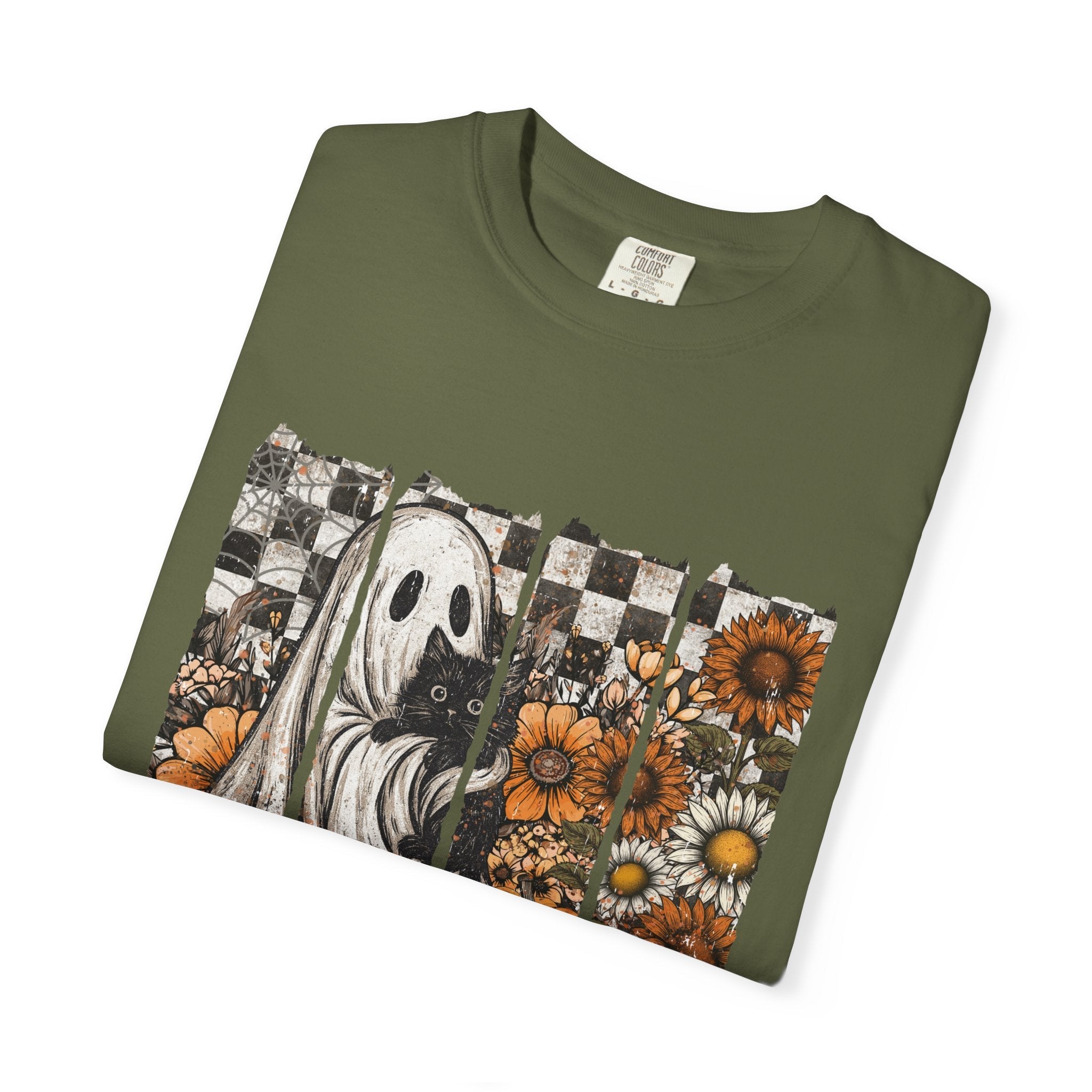 Cute Strip Ghost Shirt, Halloween Costume, Vintage Vibe by PopCultureByDesign36