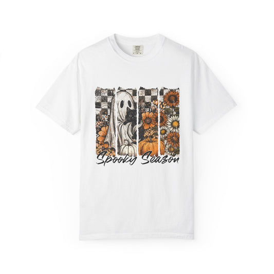 Cute Strip Ghost Shirt, Halloween Costume, Vintage Vibe - Popbydesign