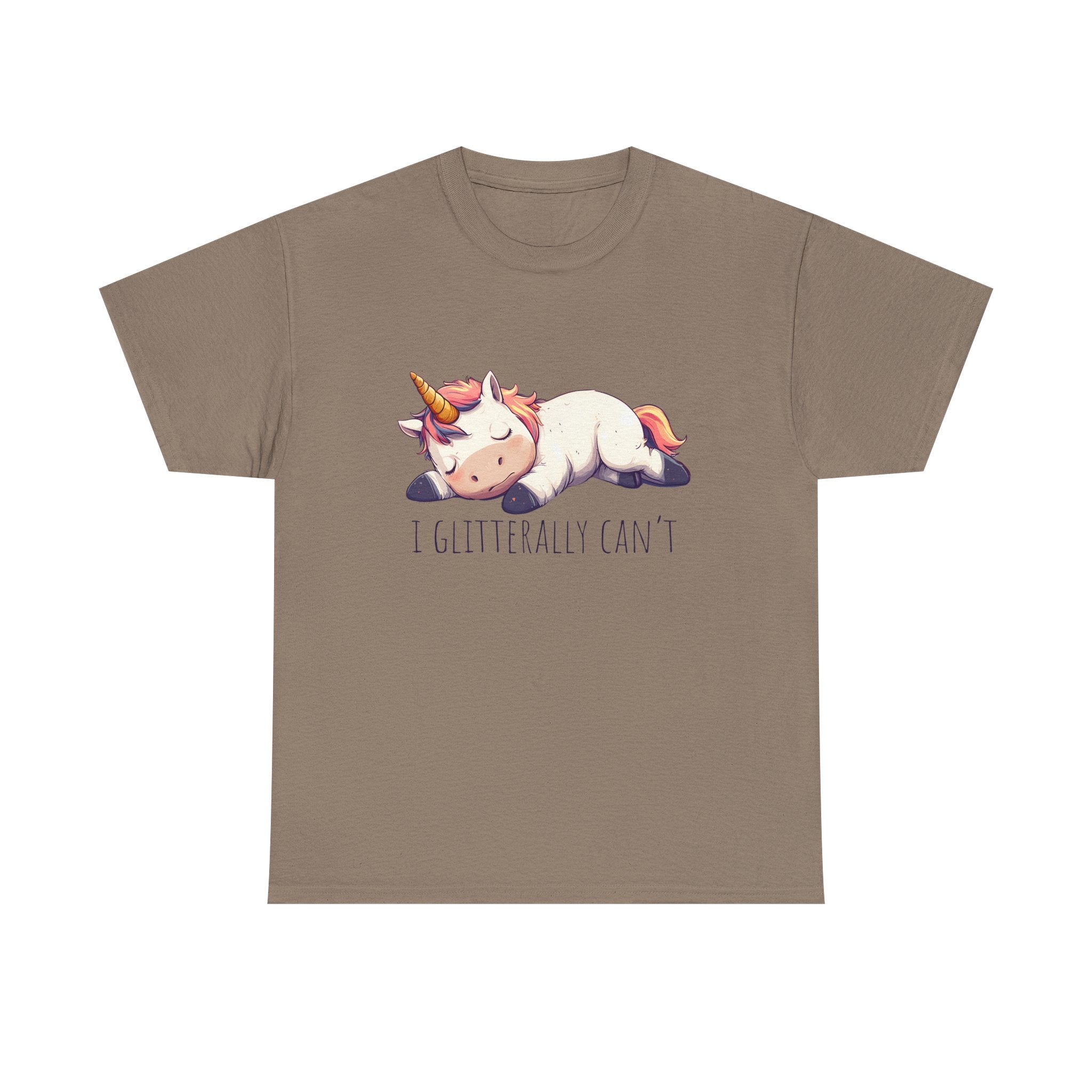 cute unicorn shirt, lazy unicorn shirt, funny unicorn shirt by Printify