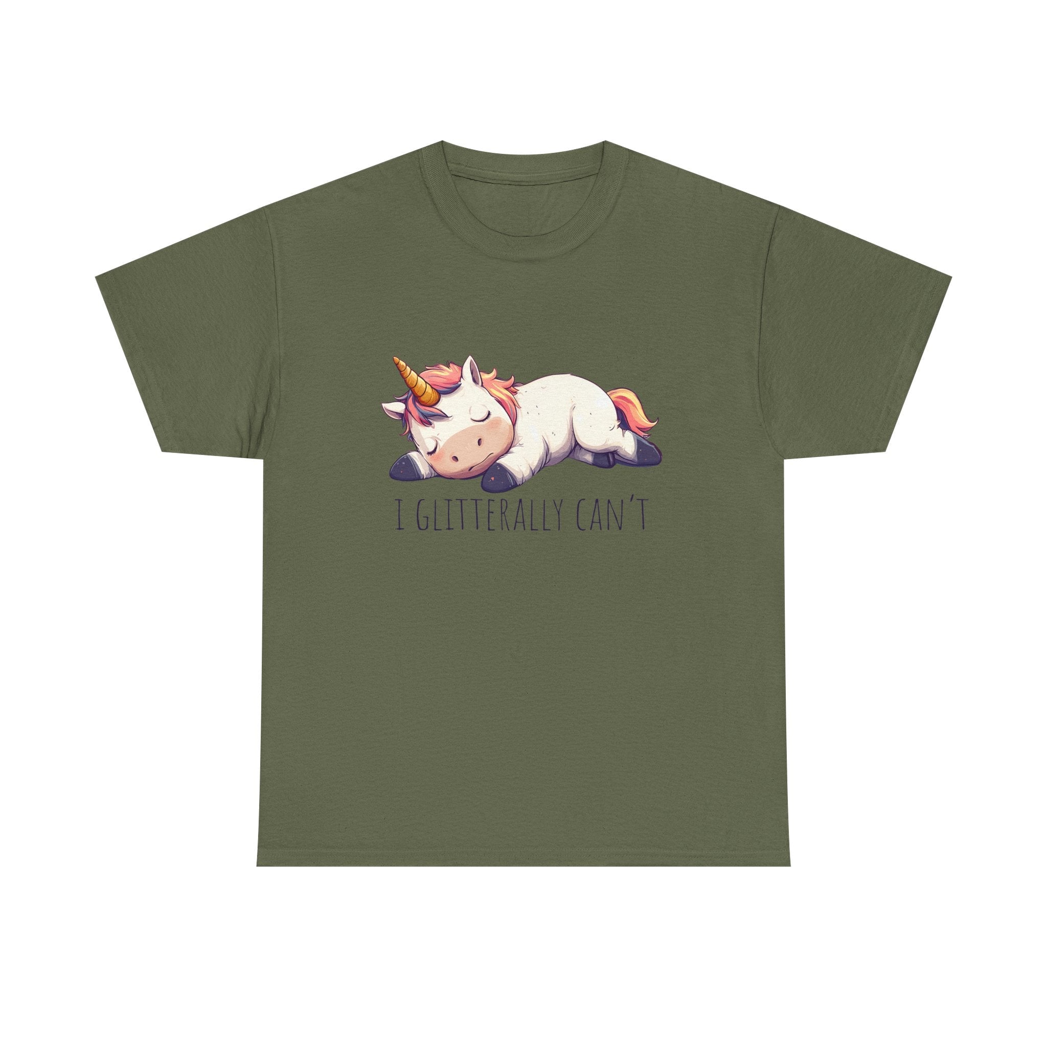 cute unicorn shirt, lazy unicorn shirt, funny unicorn shirt by Printify