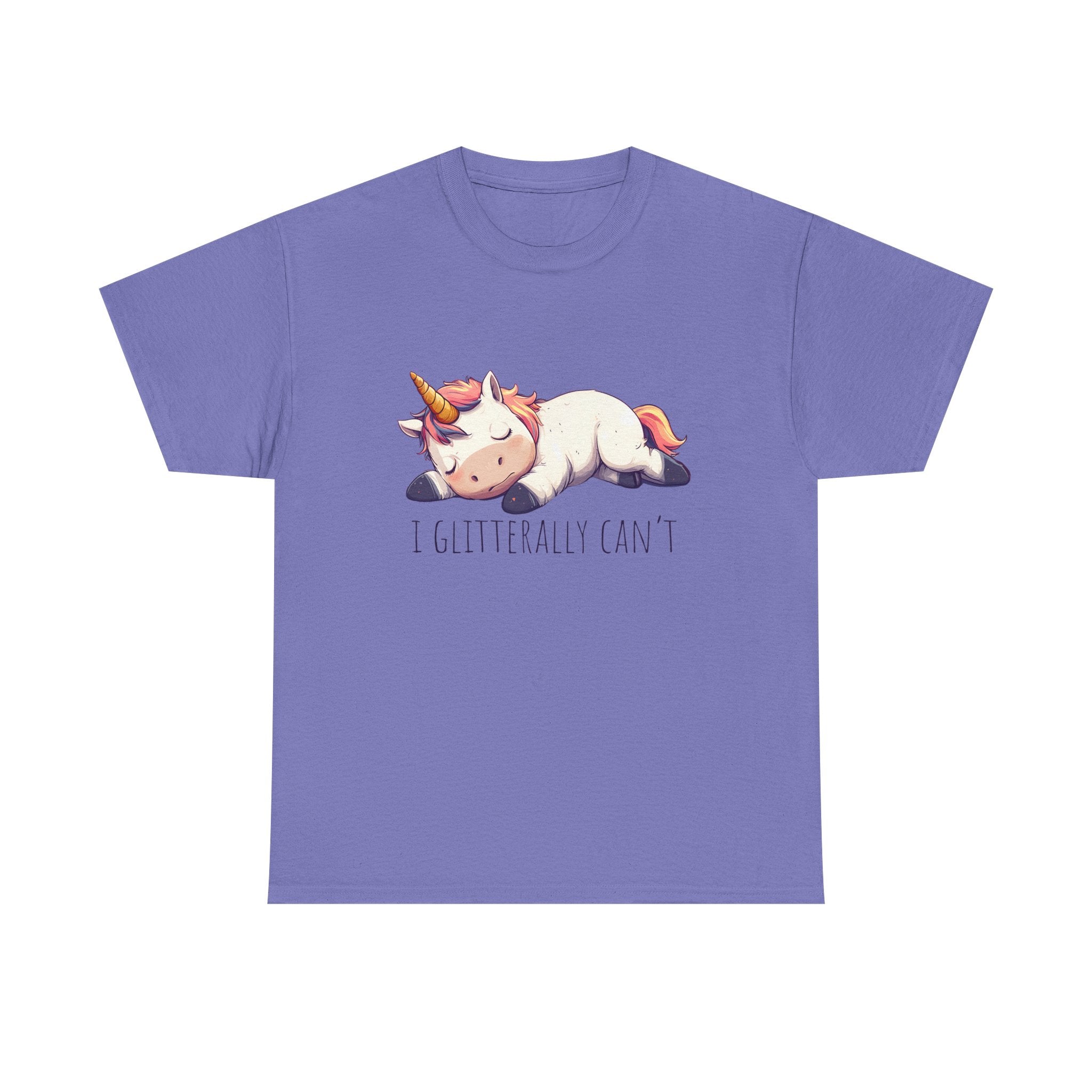 cute unicorn shirt, lazy unicorn shirt, funny unicorn shirt by Printify