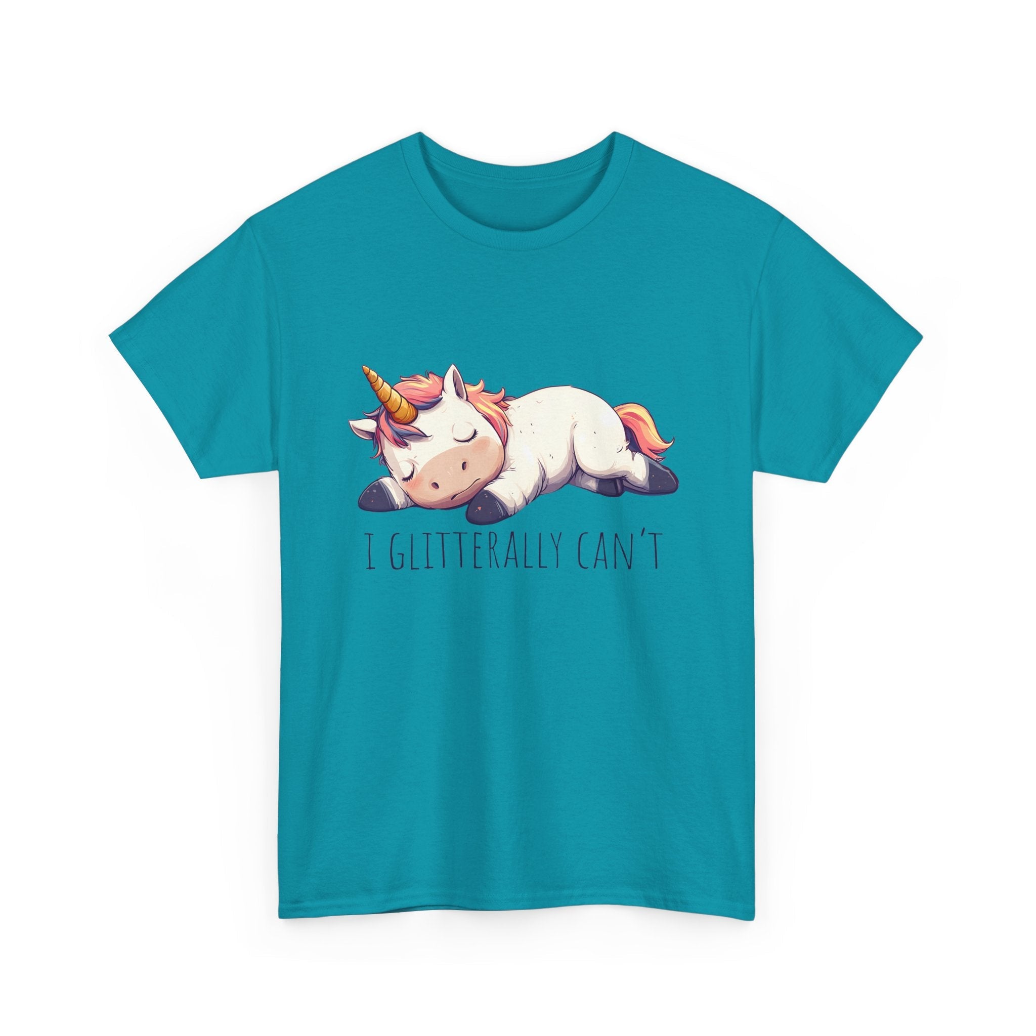 cute unicorn shirt, lazy unicorn shirt, funny unicorn shirt by Printify