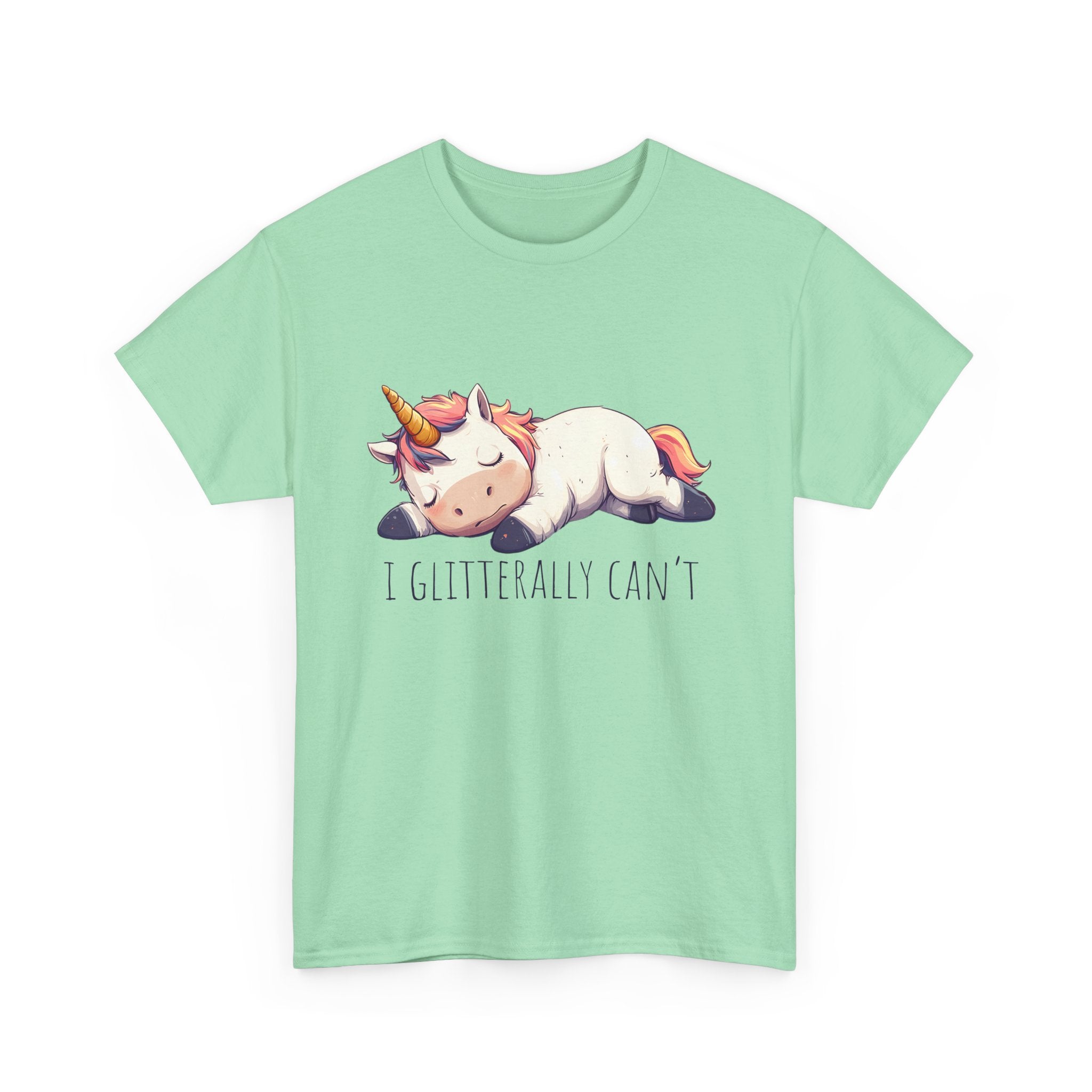 cute unicorn shirt, lazy unicorn shirt, funny unicorn shirt by Printify