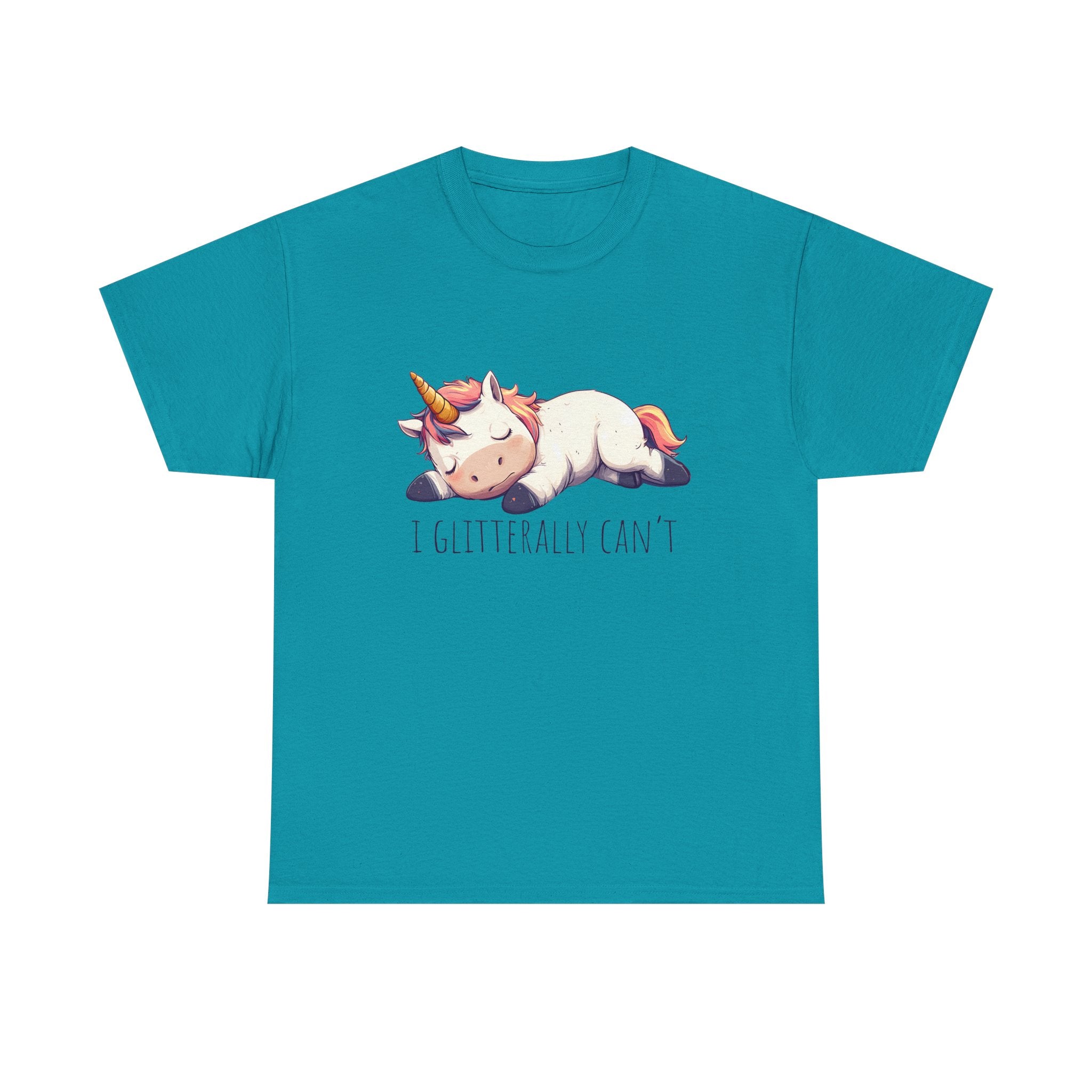 cute unicorn shirt, lazy unicorn shirt, funny unicorn shirt by Printify
