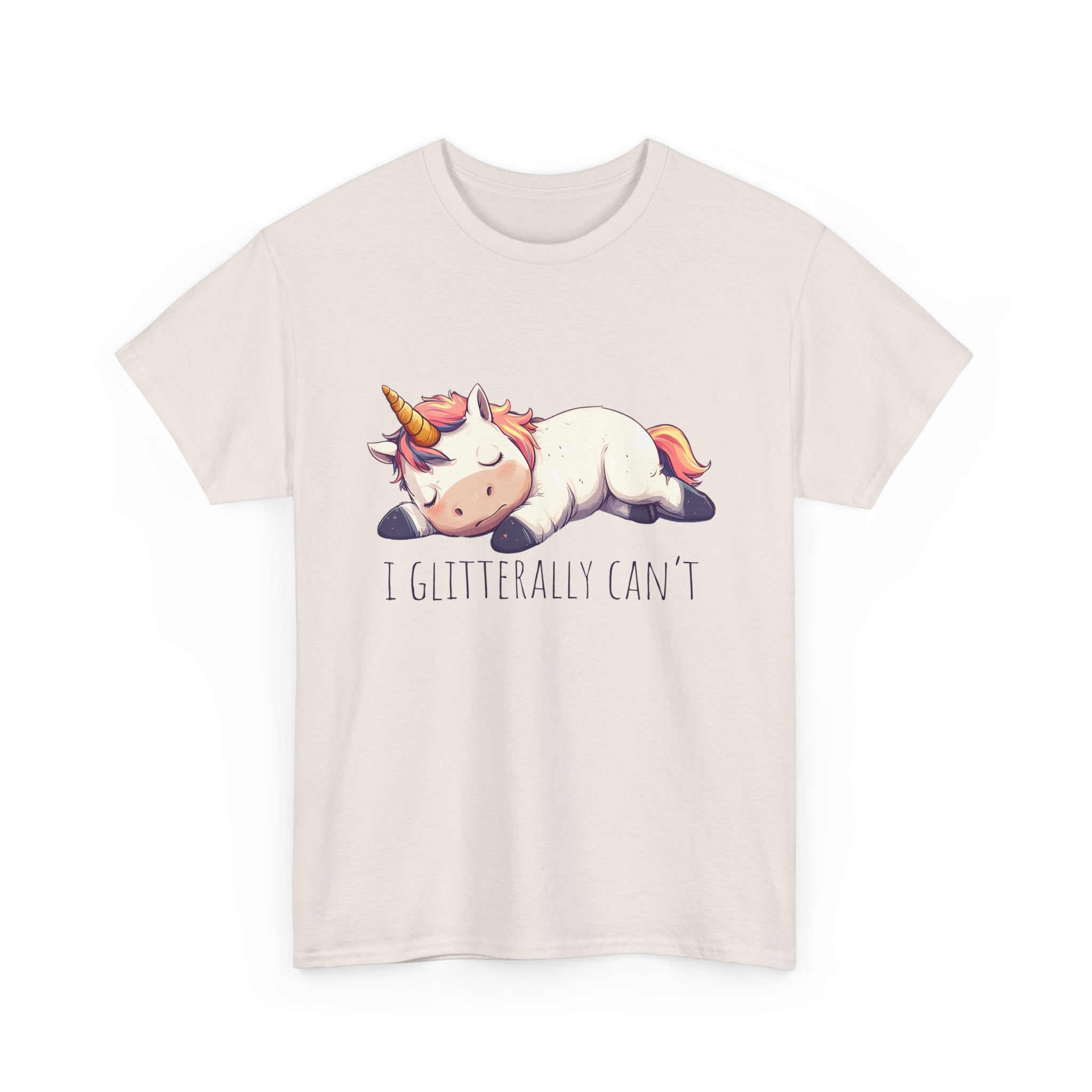 cute unicorn shirt, lazy unicorn shirt, funny unicorn shirt by Printify