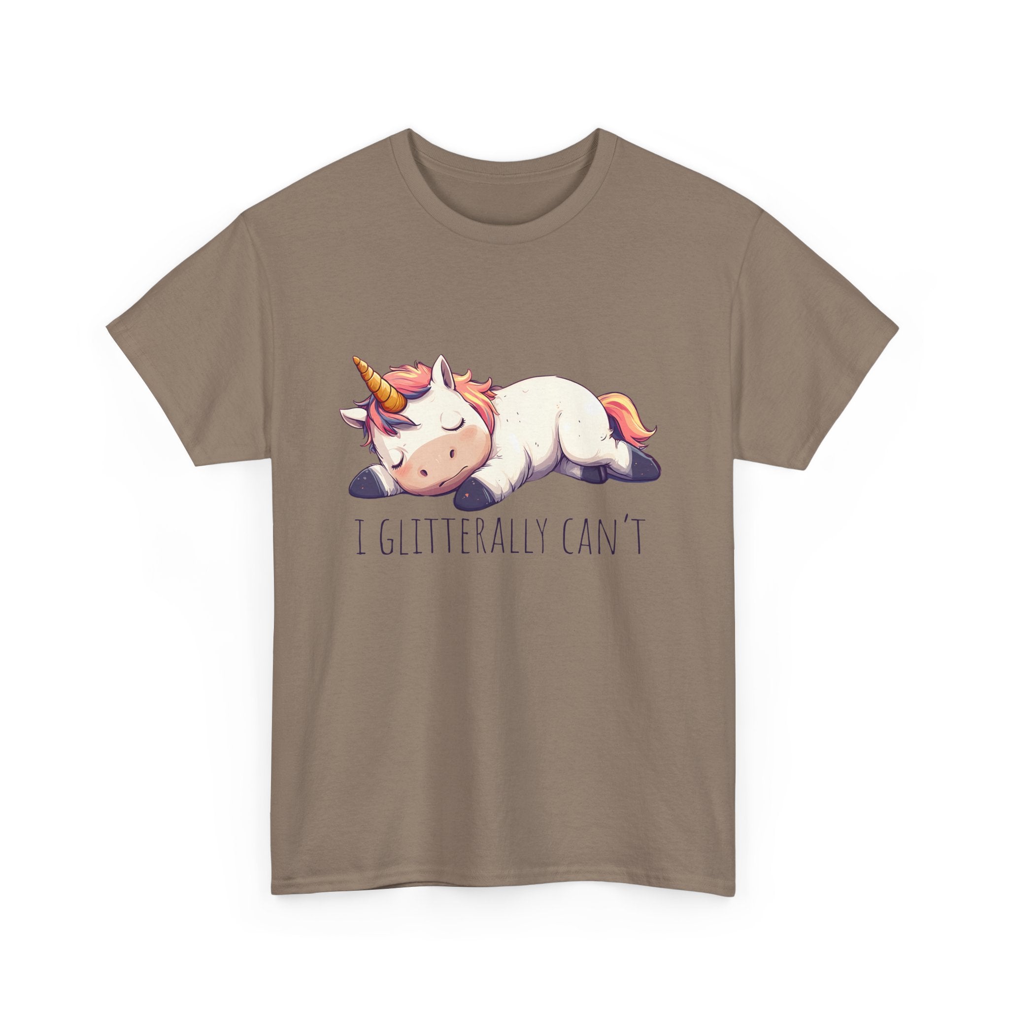 cute unicorn shirt, lazy unicorn shirt, funny unicorn shirt by Printify