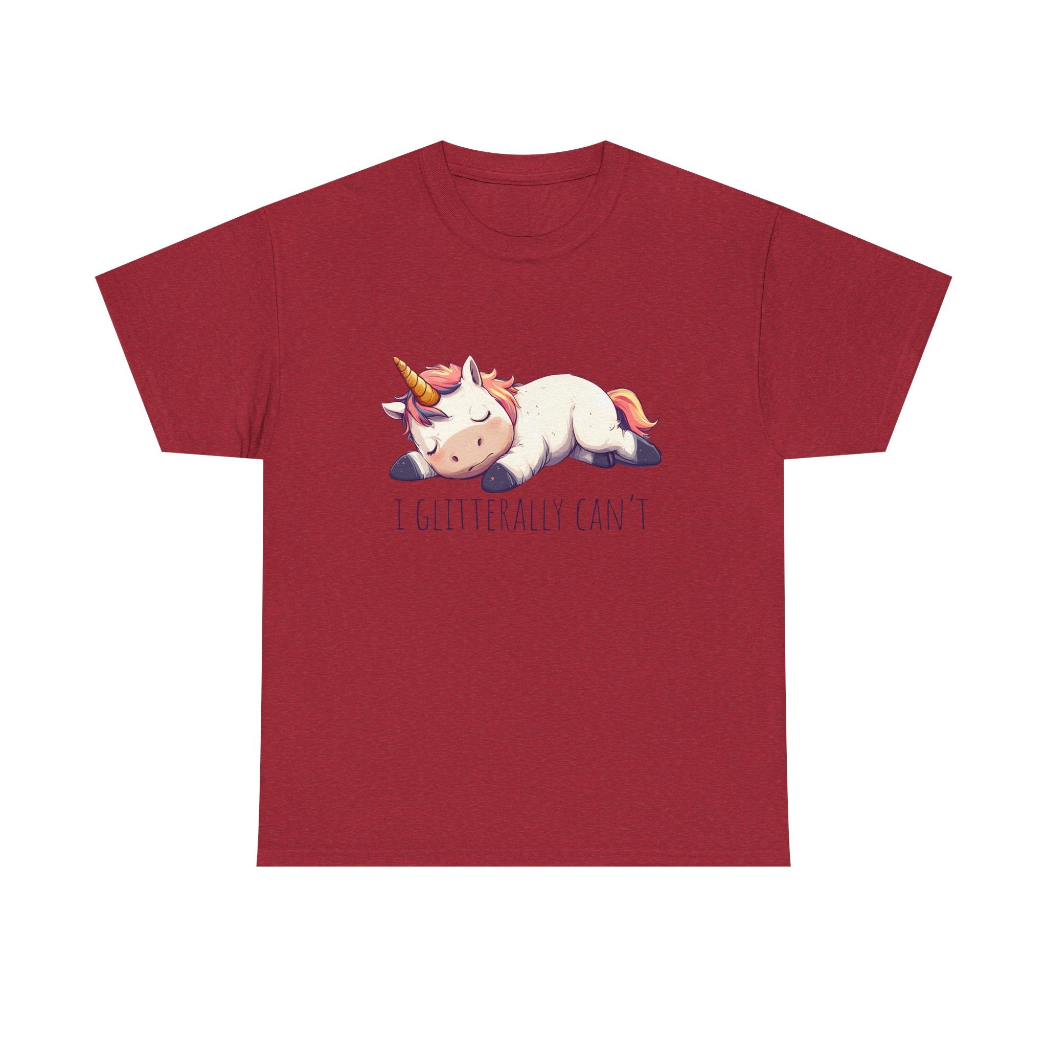 cute unicorn shirt, lazy unicorn shirt, funny unicorn shirt by Printify