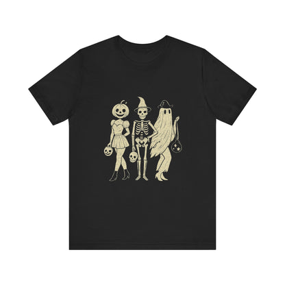Dancing Skeleton Halloween Shirt, Spooky Season Skeleton Tee - Popbydesign