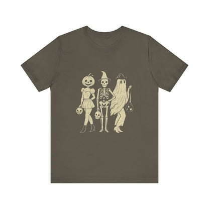 Dancing Skeleton Halloween Shirt, Spooky Season Skeleton Tee - Popbydesign