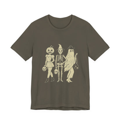 Dancing Skeleton Halloween Shirt, Spooky Season Skeleton Tee - Popbydesign