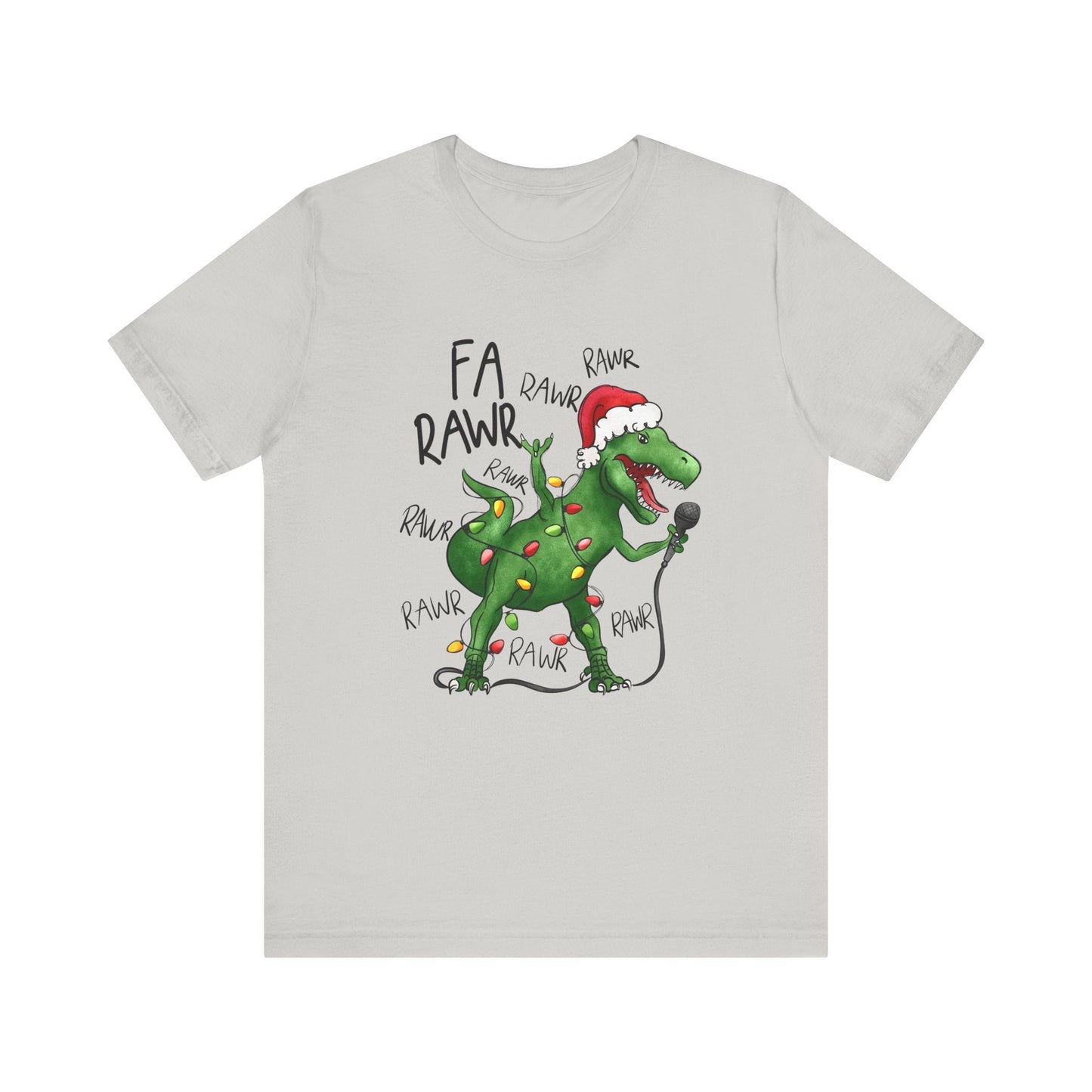 Dinosaur Karaoke Christmas Music Shirt, Christmas Music Tee - Popbydesign