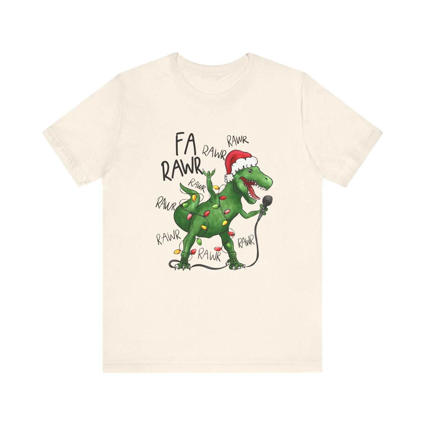 Dinosaur Karaoke Christmas Music Shirt, Christmas Music Tee - Popbydesign