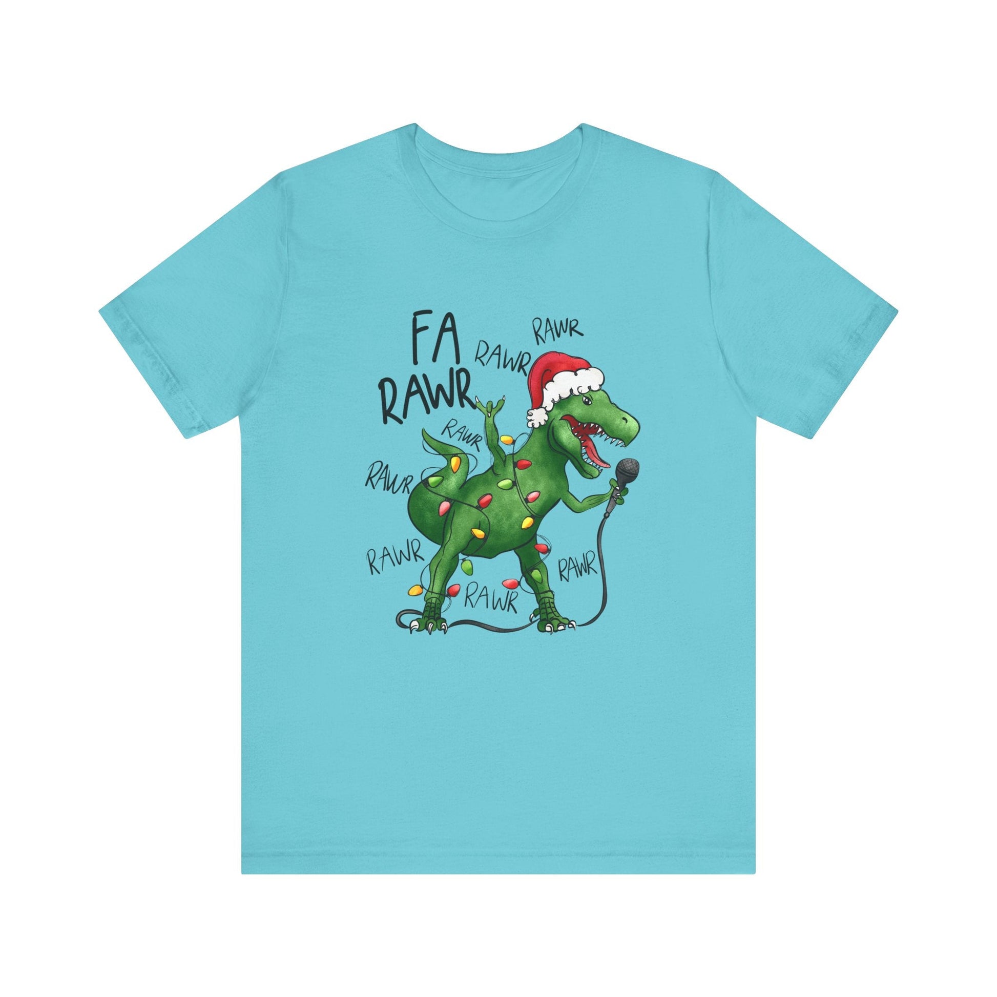 Dinosaur Karaoke Christmas Music Shirt, Christmas Music Tee - Popbydesign