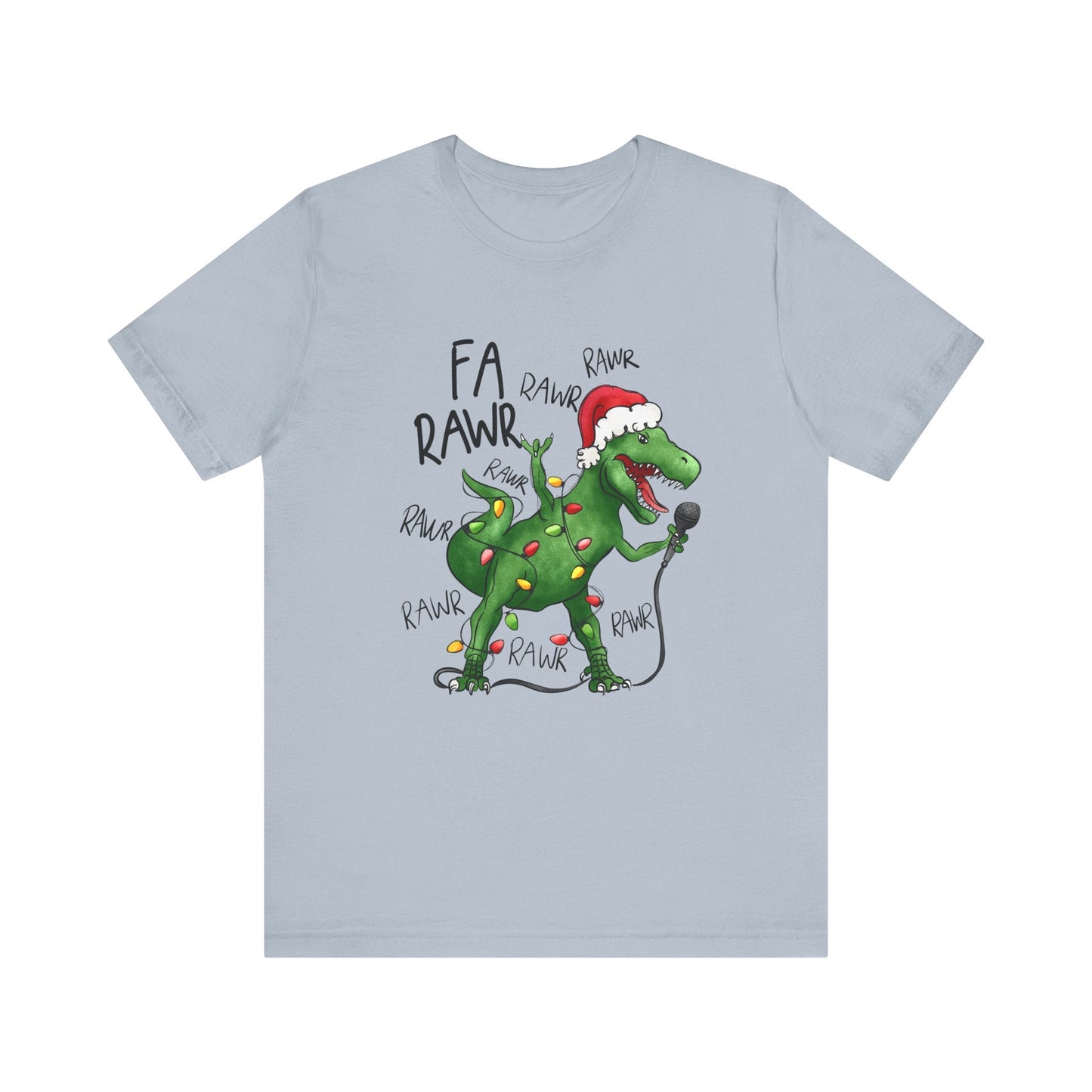 Dinosaur Karaoke Christmas Music Shirt, Christmas Music Tee - Popbydesign