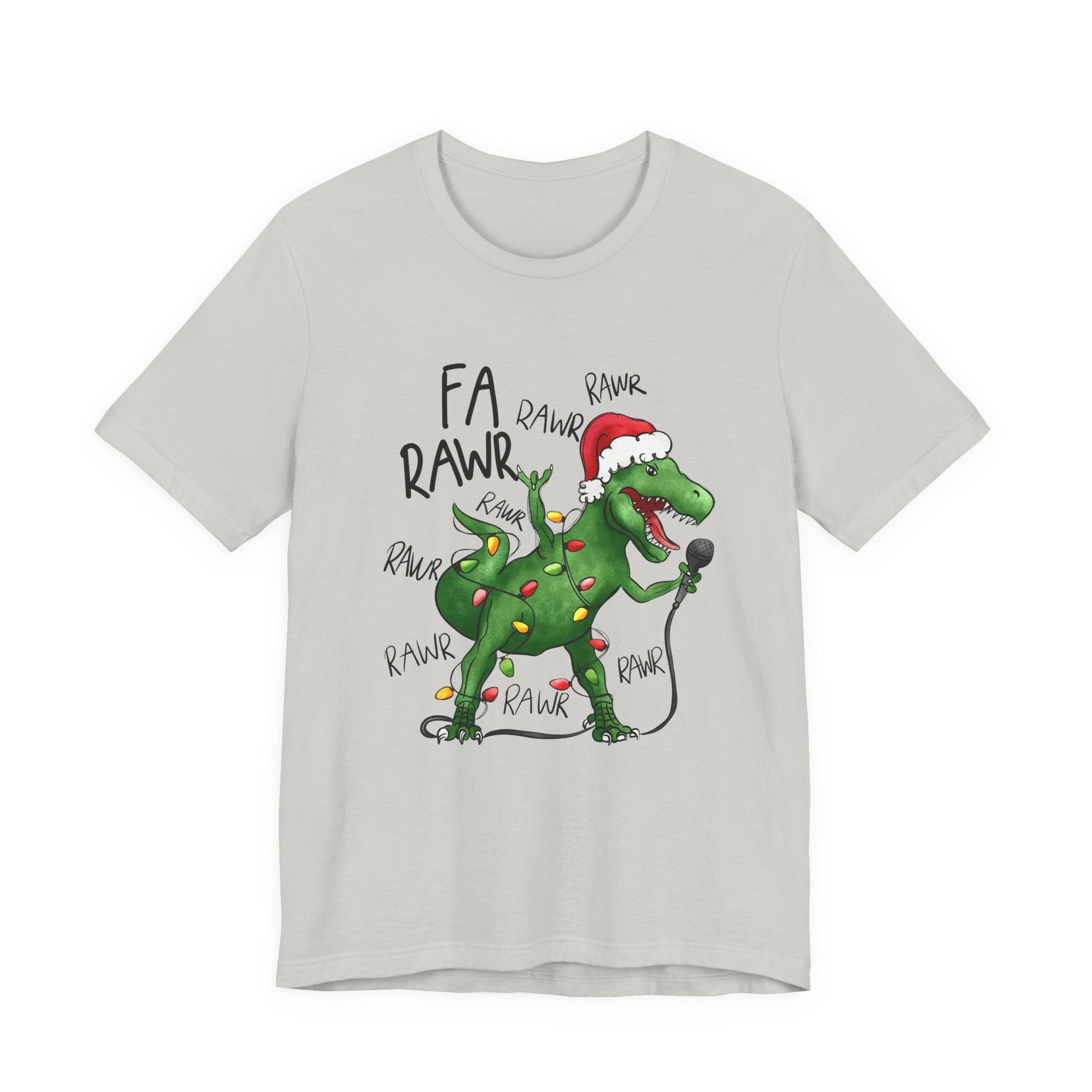 Dinosaur Karaoke Christmas Music Shirt, Christmas Music Tee - Popbydesign
