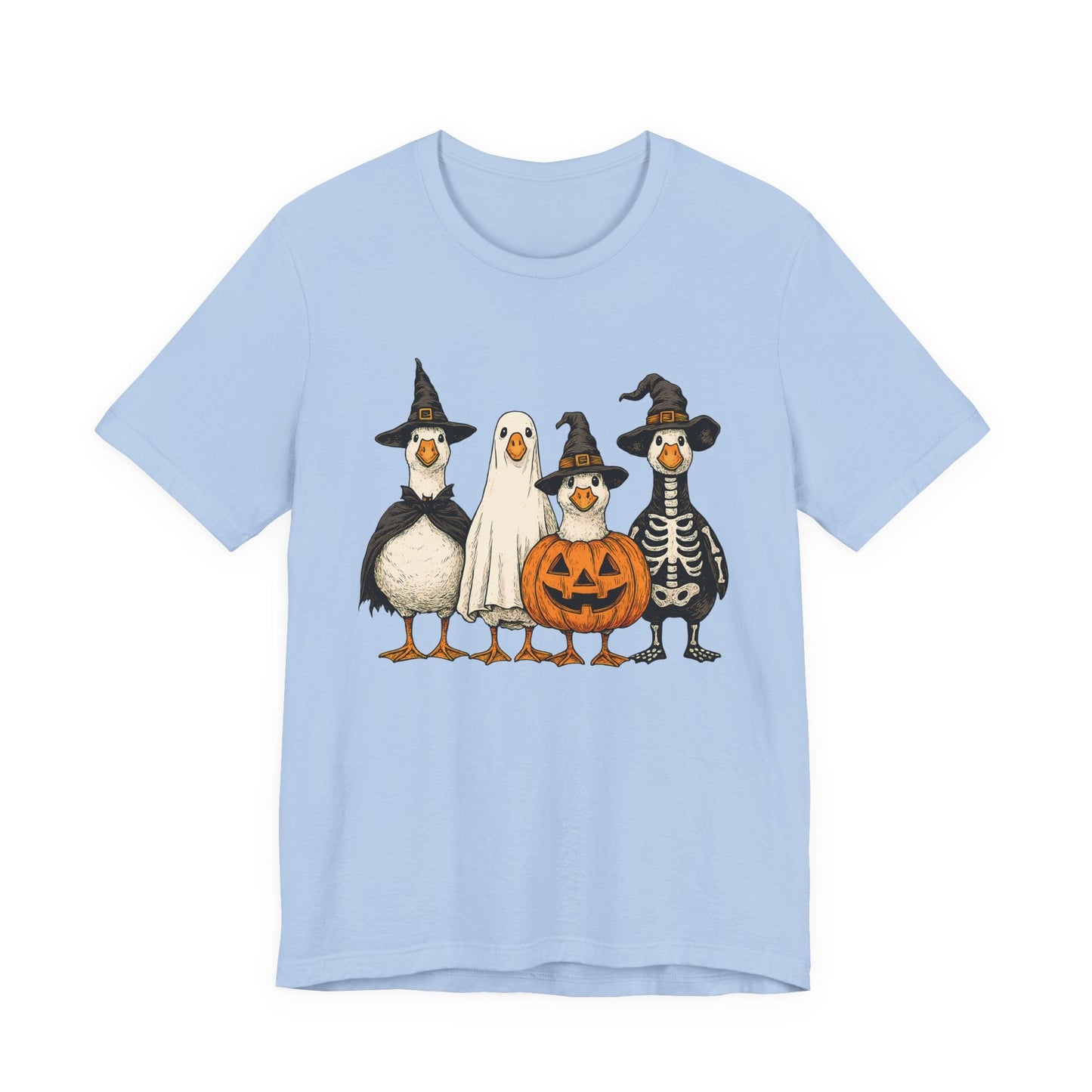 Duck Halloween Tee, Funny Halloween Duck Shirt - Popbydesign