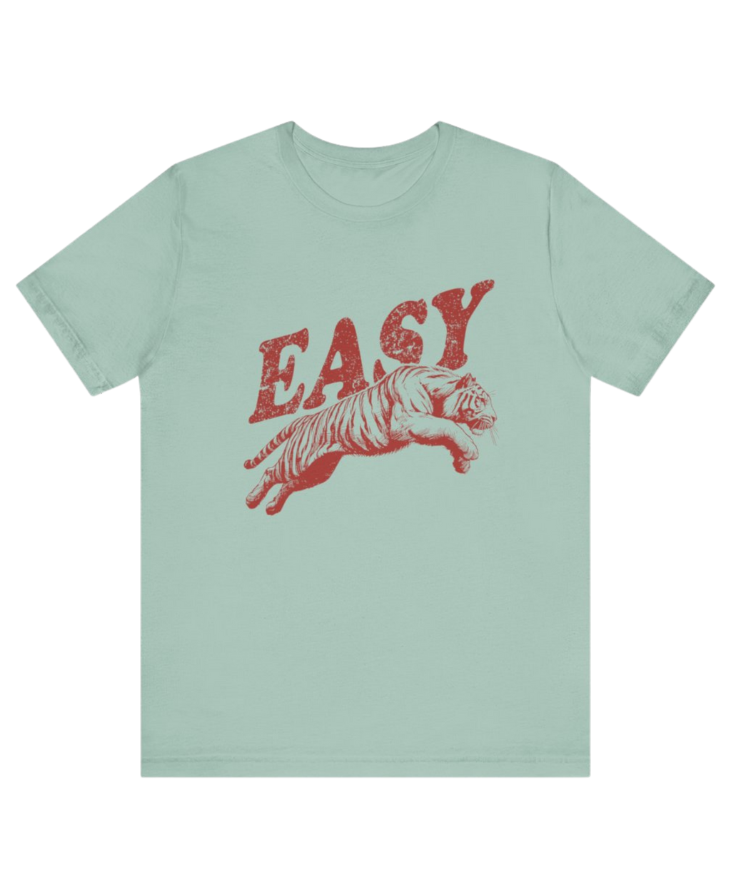 Easy Red Tiger Tee by PopCultureByDesign36