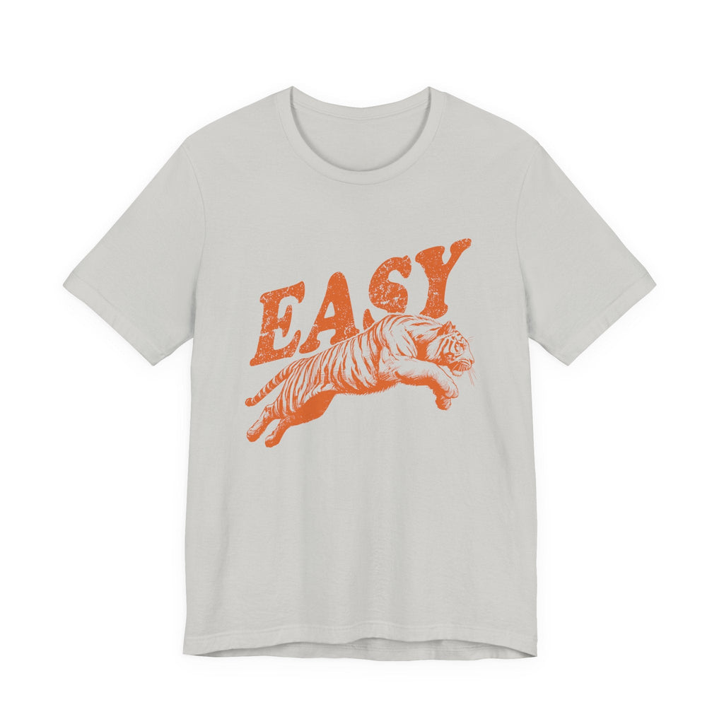 Easy Orange Tiger Shirt, Retro Boho Tee, Hippie Clothes, Indie Shirt by PopCultureByDesign36