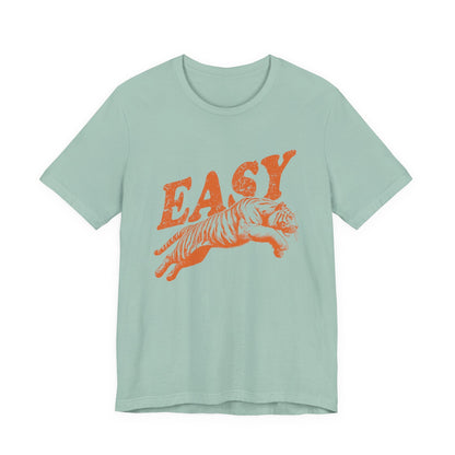 Easy Orange Tiger Shirt, Retro Boho Tee, Hippie Clothes, Indie Shirt - Popbydesign