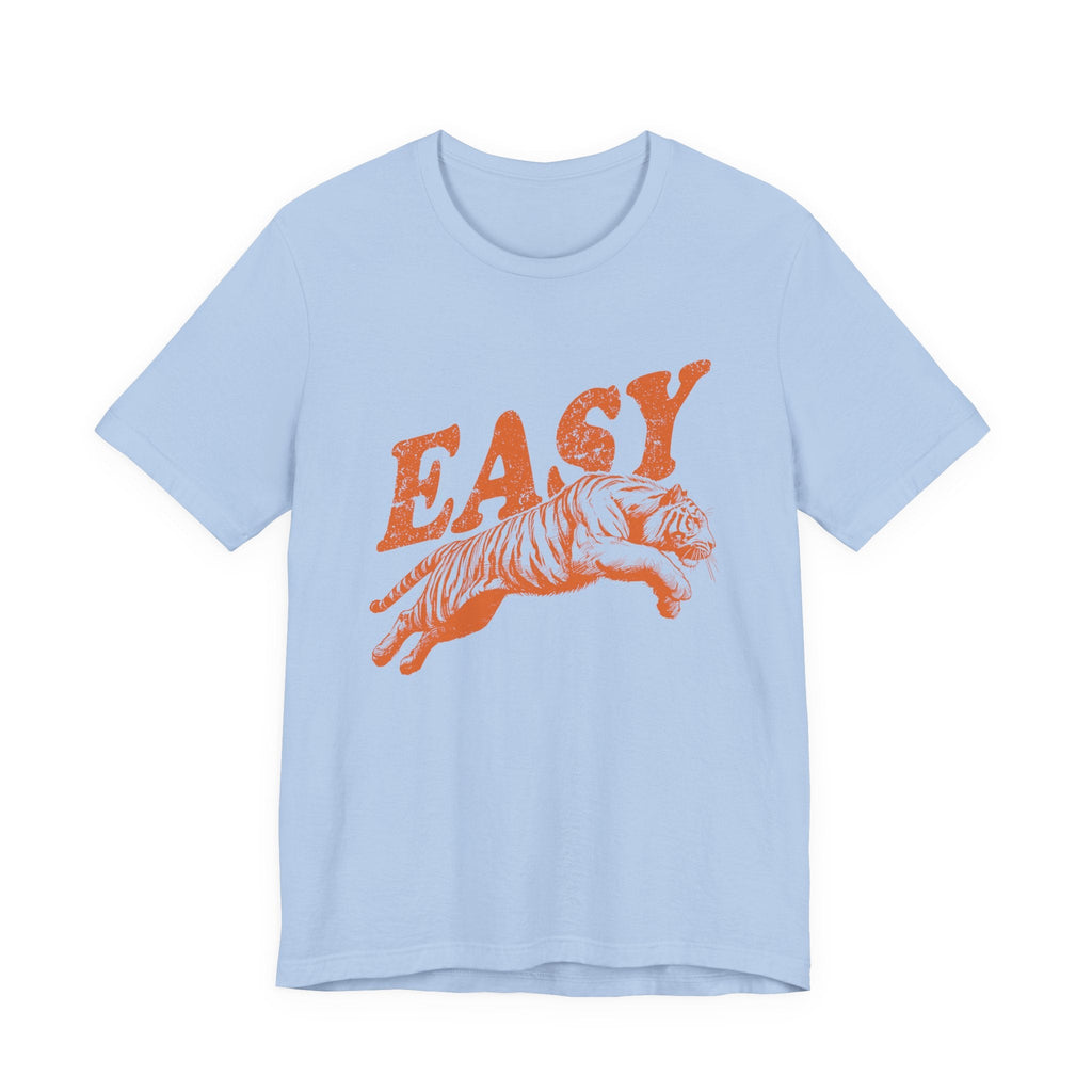 Easy Orange Tiger Shirt, Retro Boho Tee, Hippie Clothes, Indie Shirt by PopCultureByDesign36